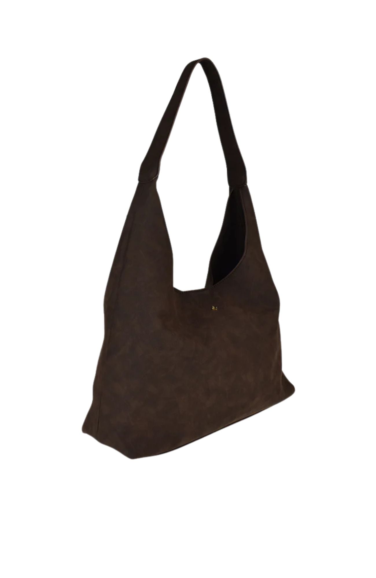 Jami Bag Chocolate Faux Suede