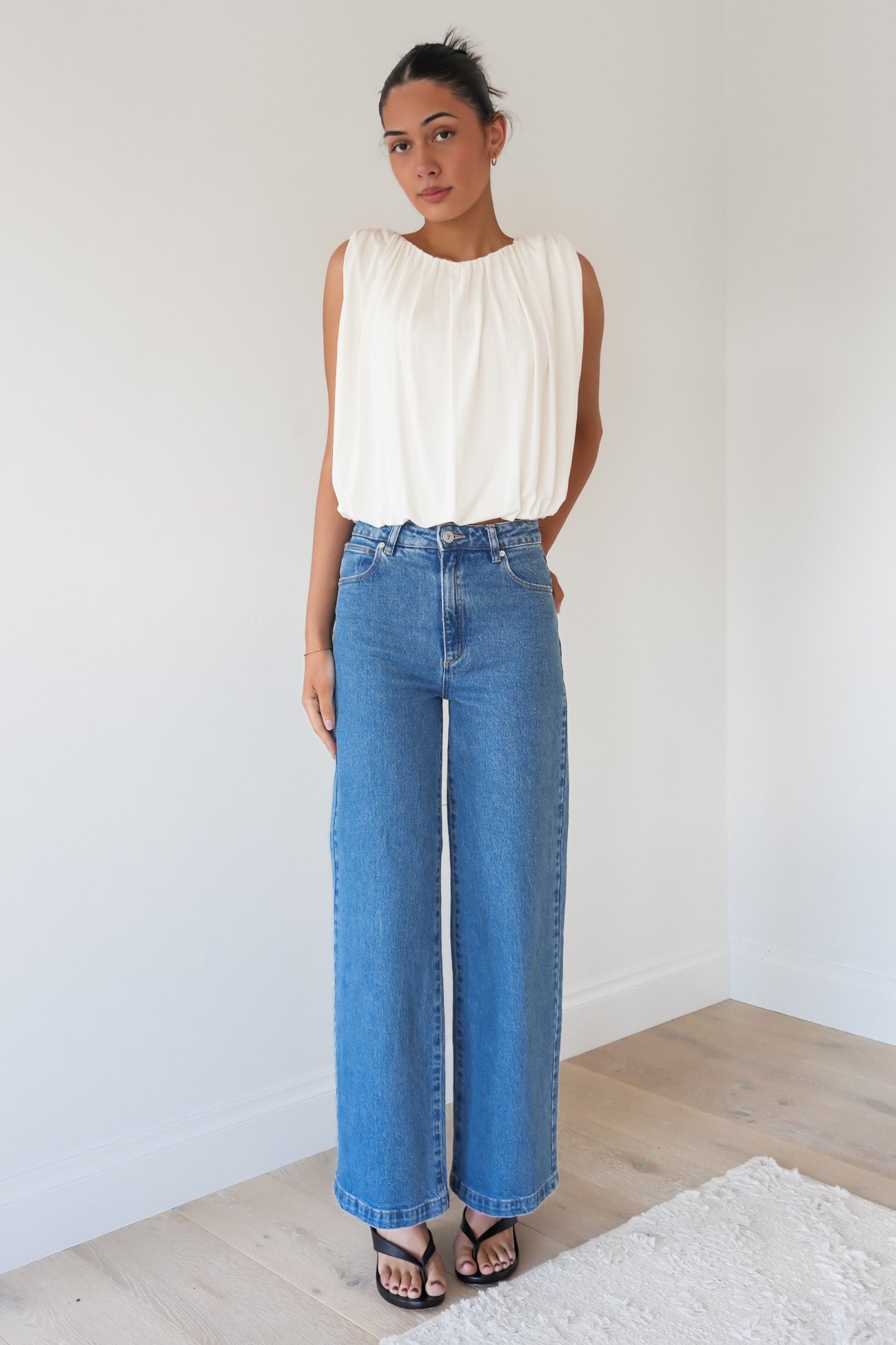 Jasmyne Bubble Top Ivory