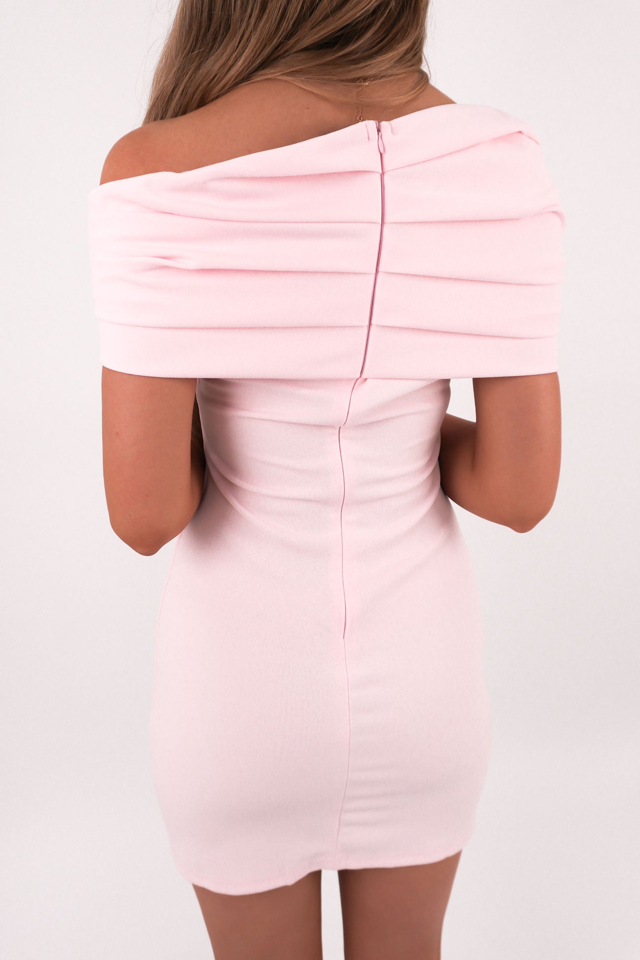 Jax Mini Dress Baby Pink
