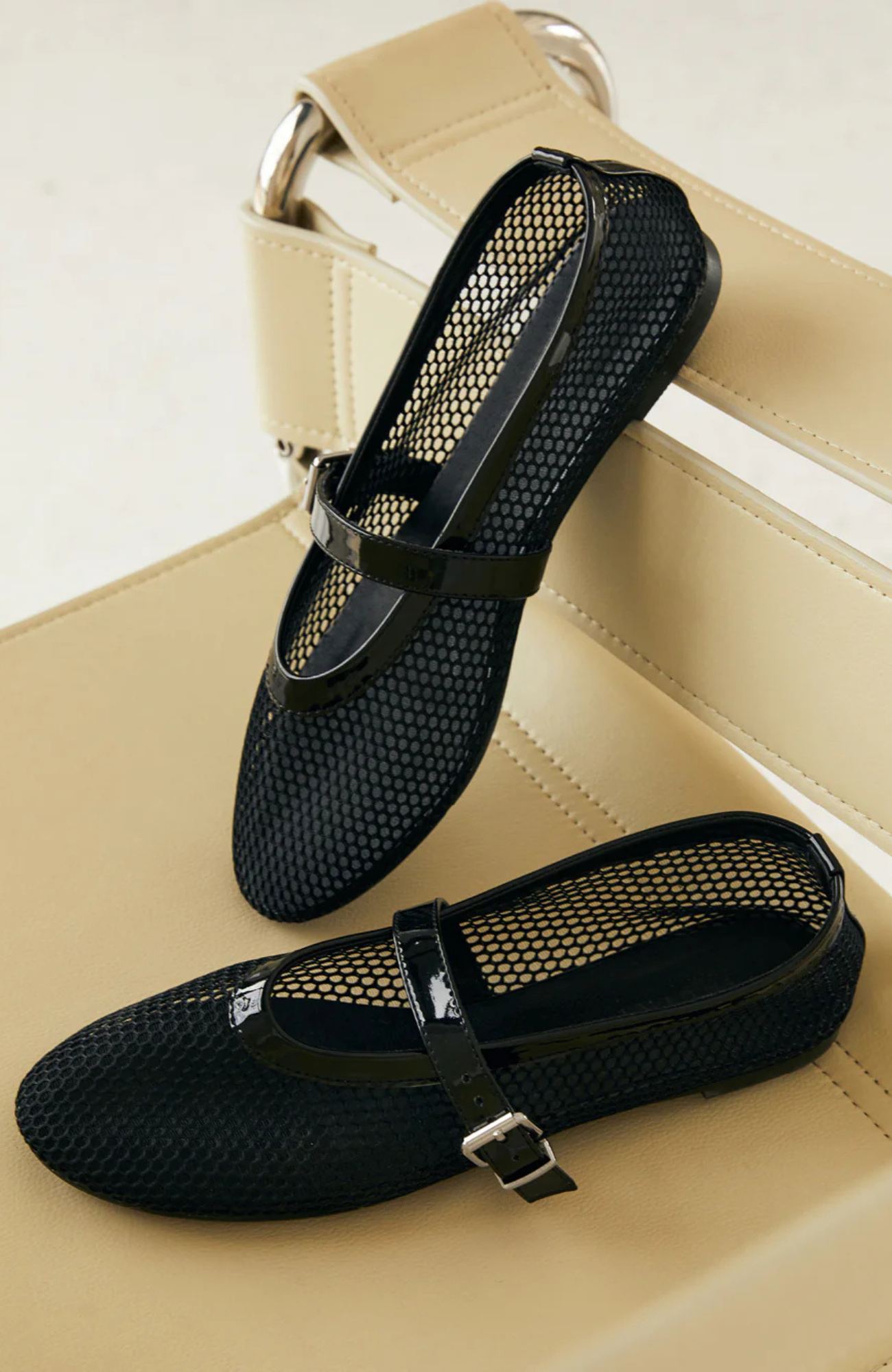 Jaylah Ballet Flats Black