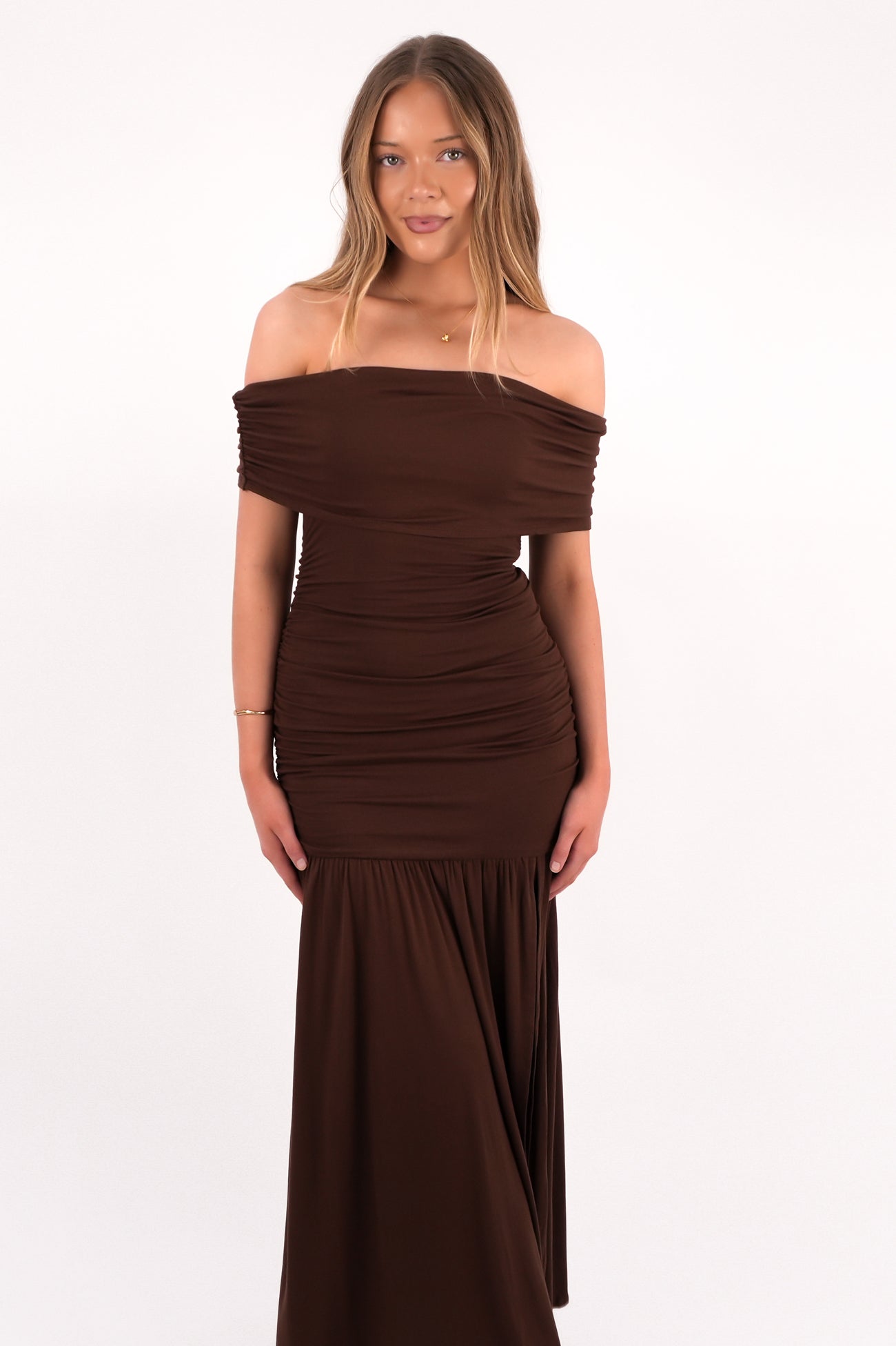 Jaymie Maxi Dress Chocolate