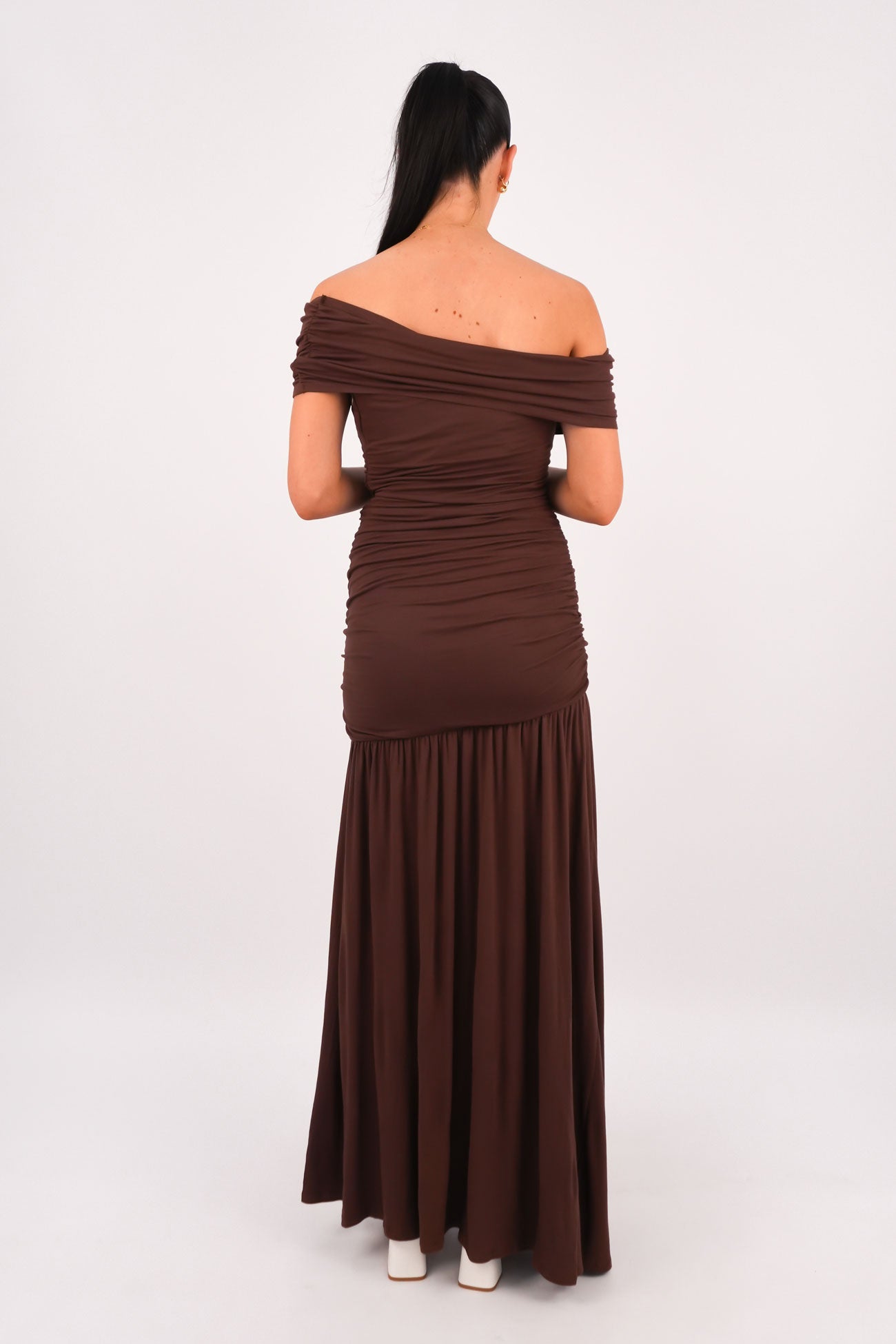 Jaymie Maxi Dress Chocolate