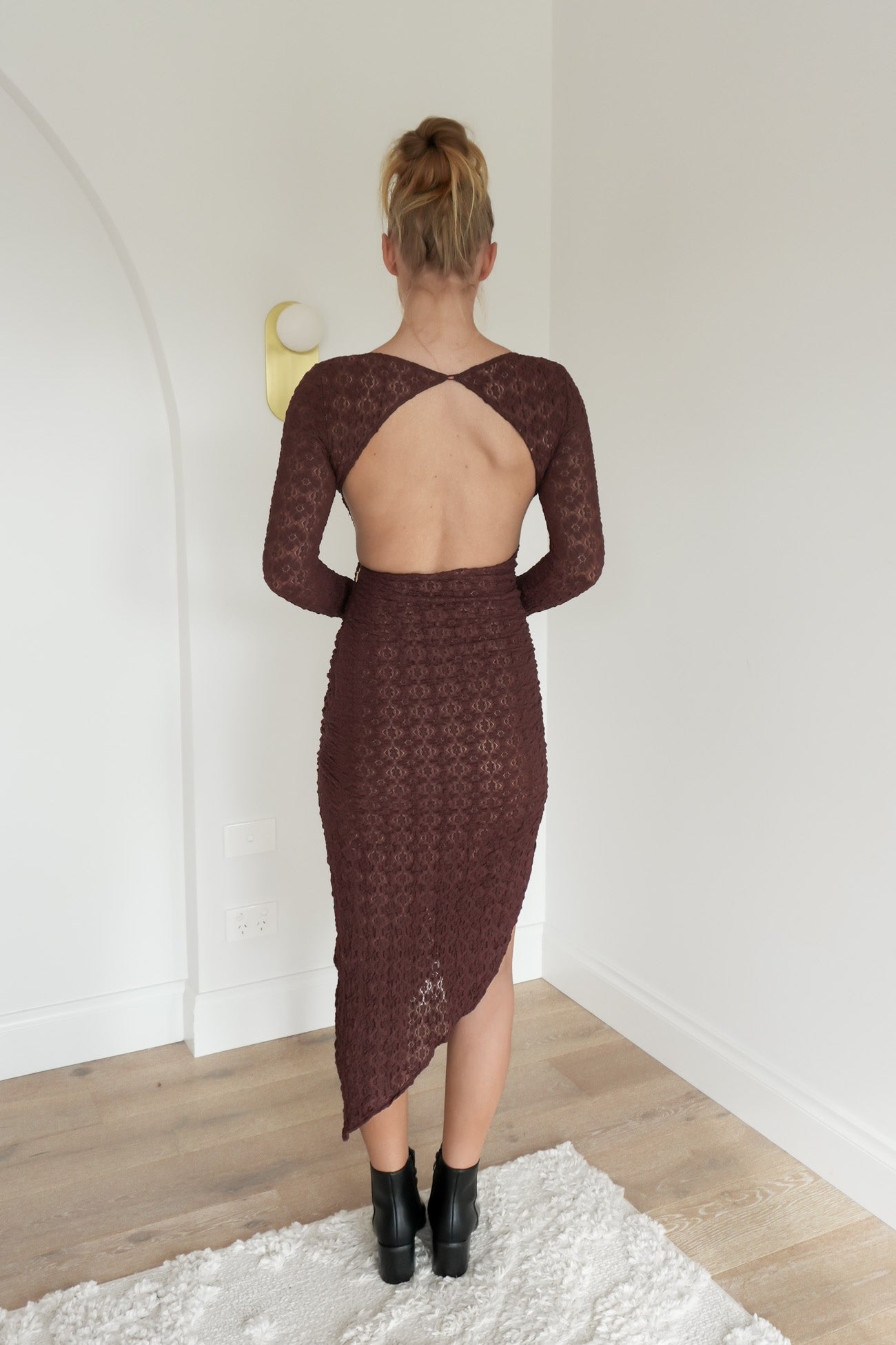 Jaysen Midi Dress Cocoa