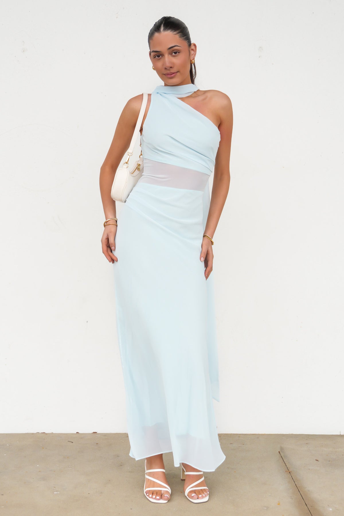 Jeanene Maxi Dress Light Blue