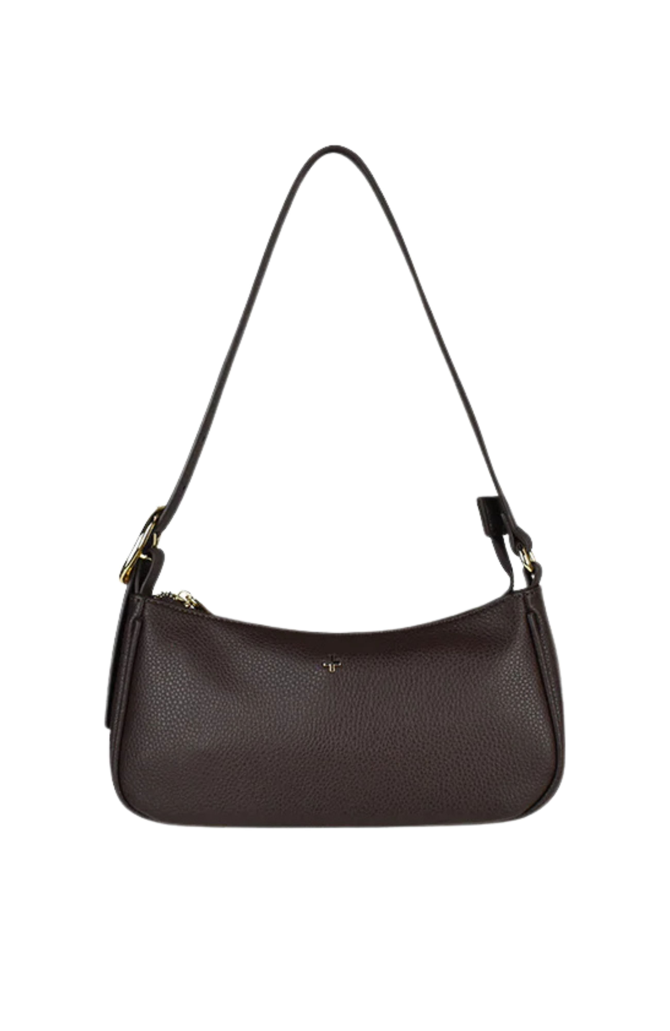 Jesabel Bag Chocolate Pebble Gold