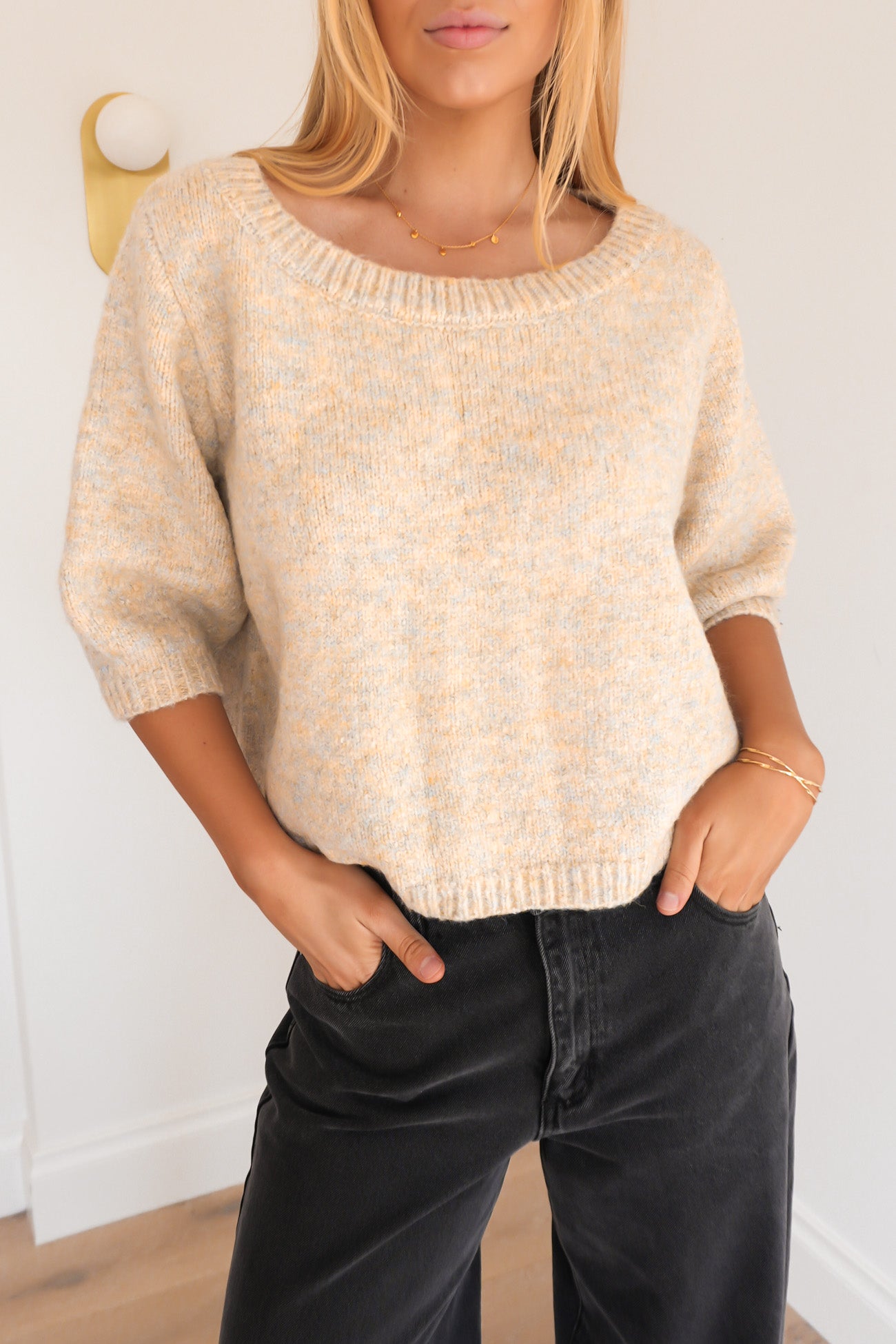 Jesse Knit Jumper Beige