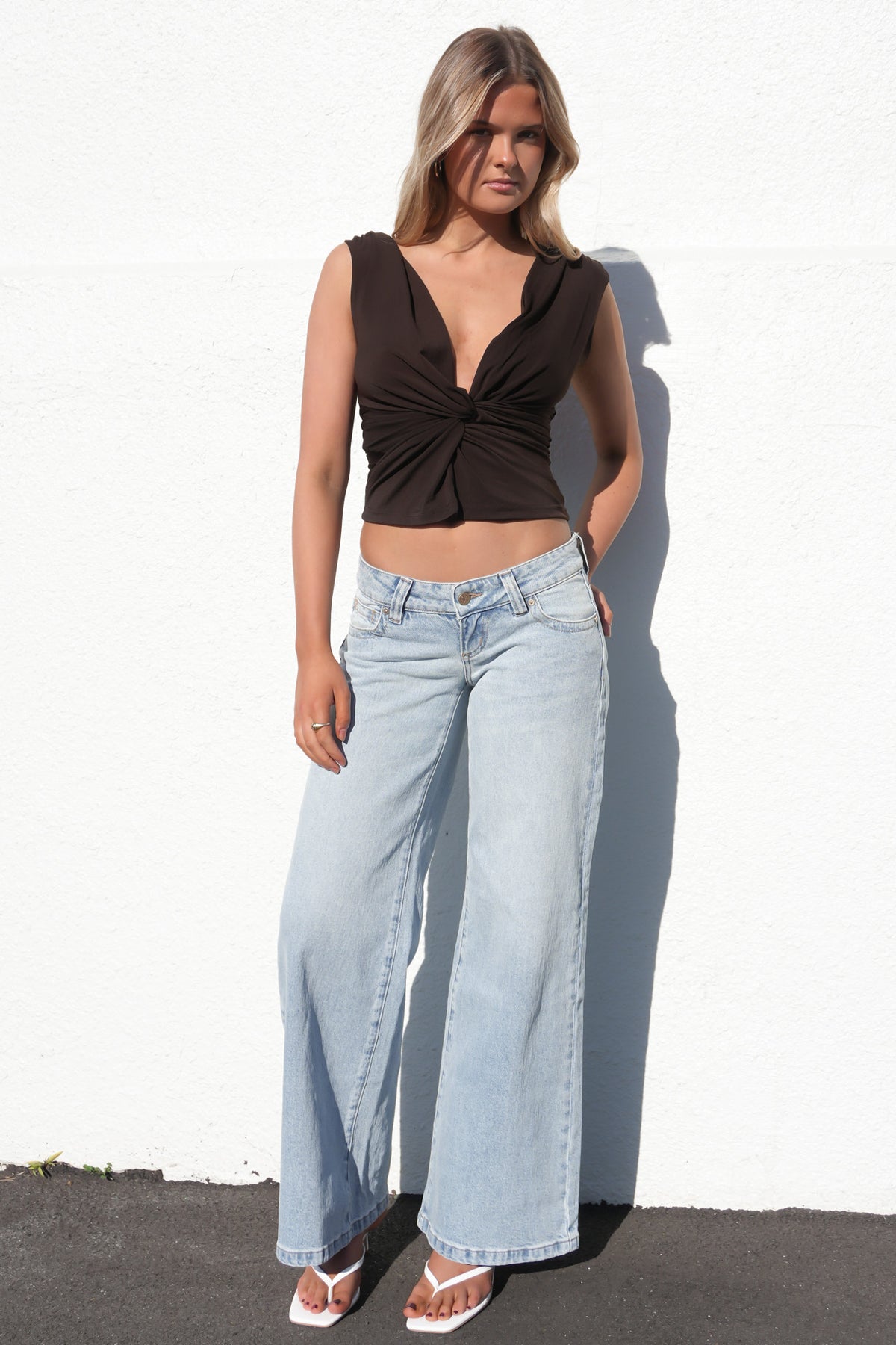 Jessie Reversible Top Chocolate
