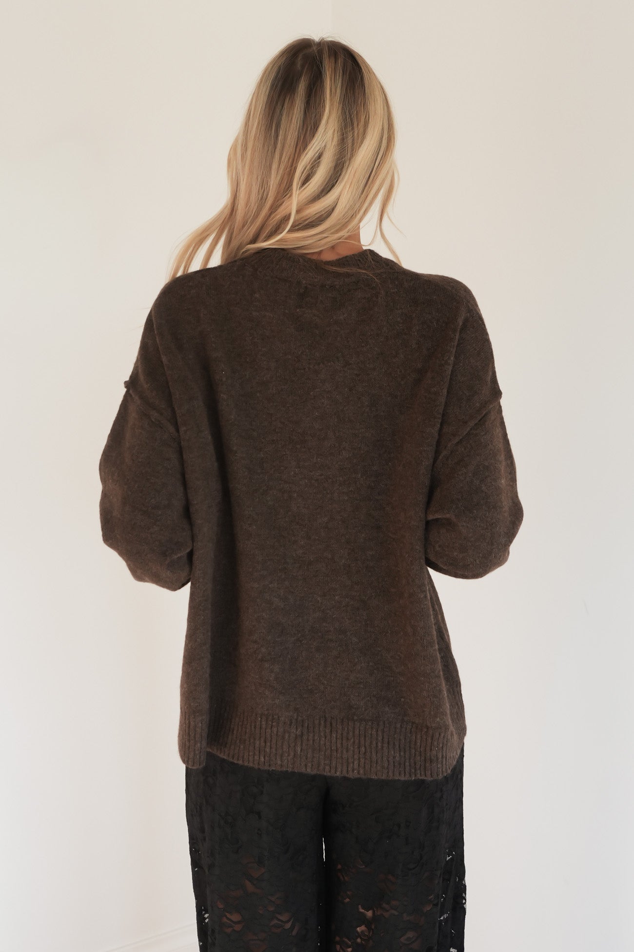 Jethro Knit Jumper Chocolate