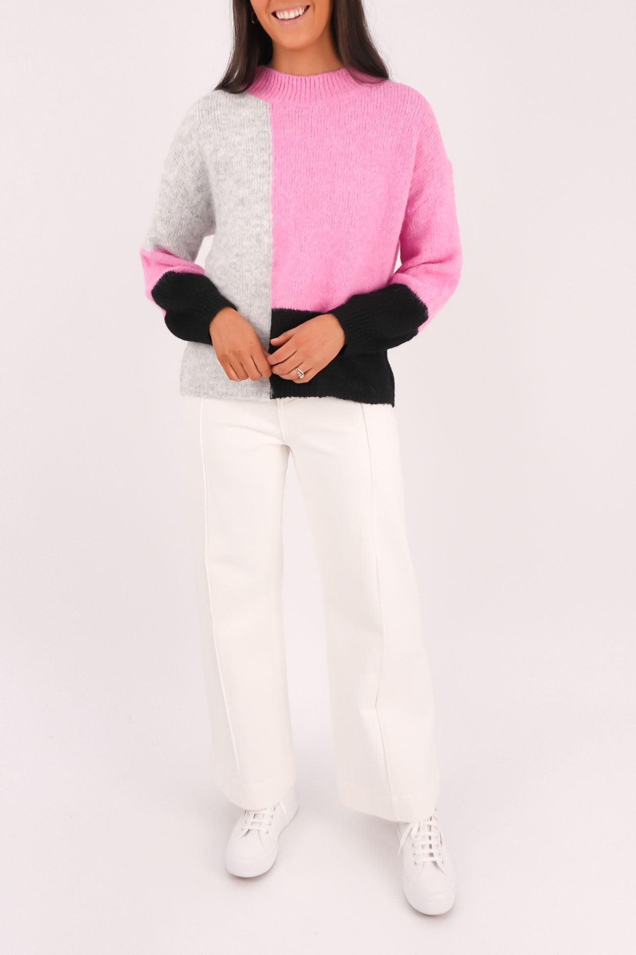 Jimena Knit Jumper Pink Multi