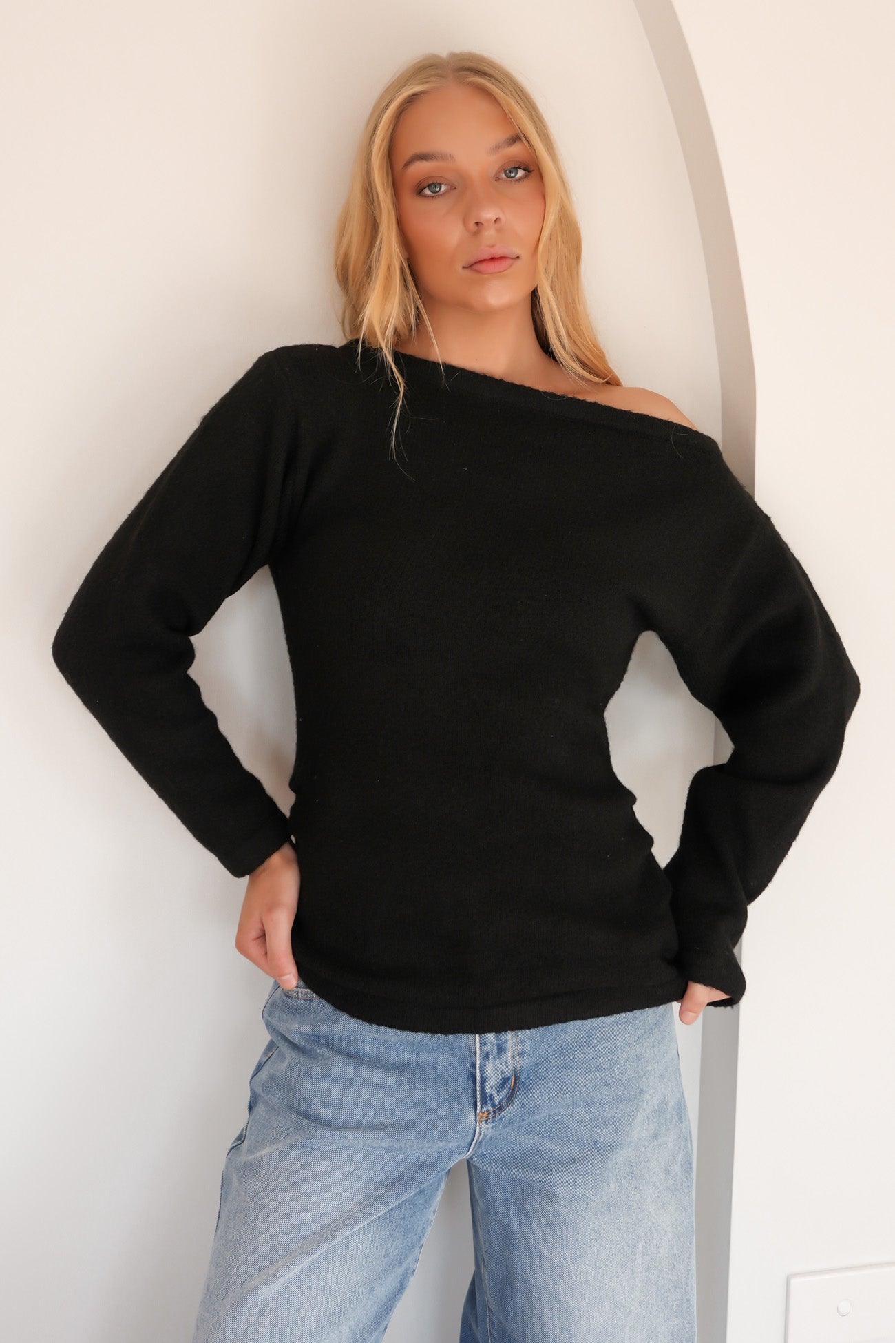 Joanne Knit Jumper Black