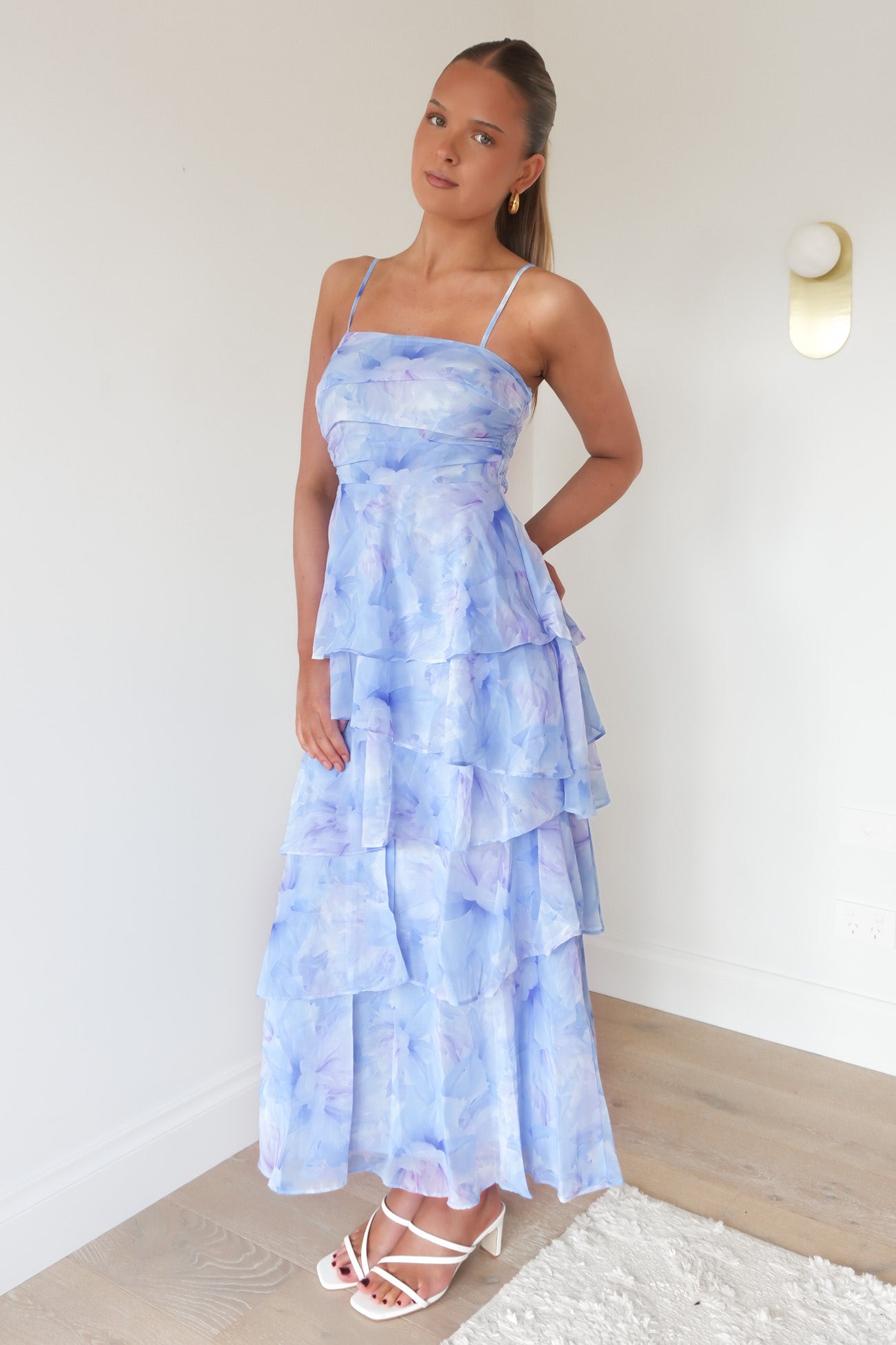 Joanne Midi Dress Blue