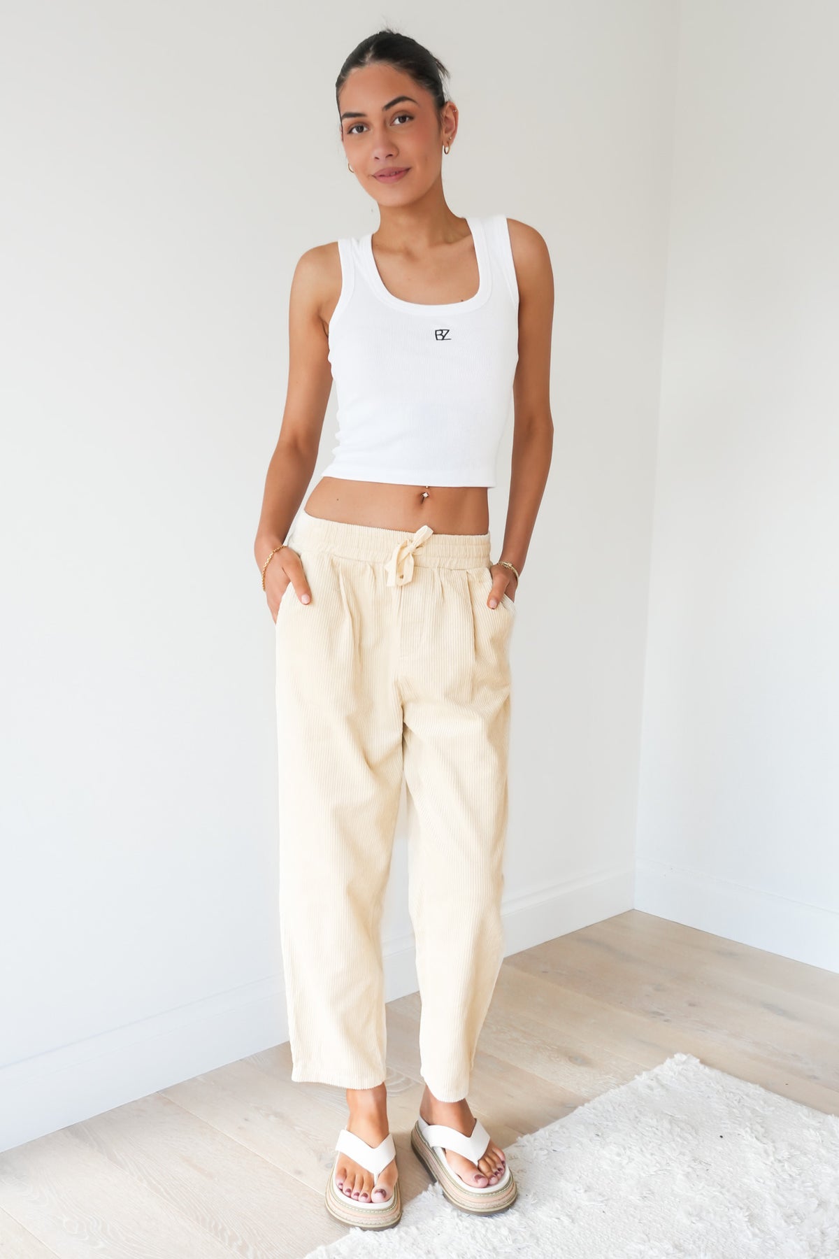 Joel Cord Pant Cream