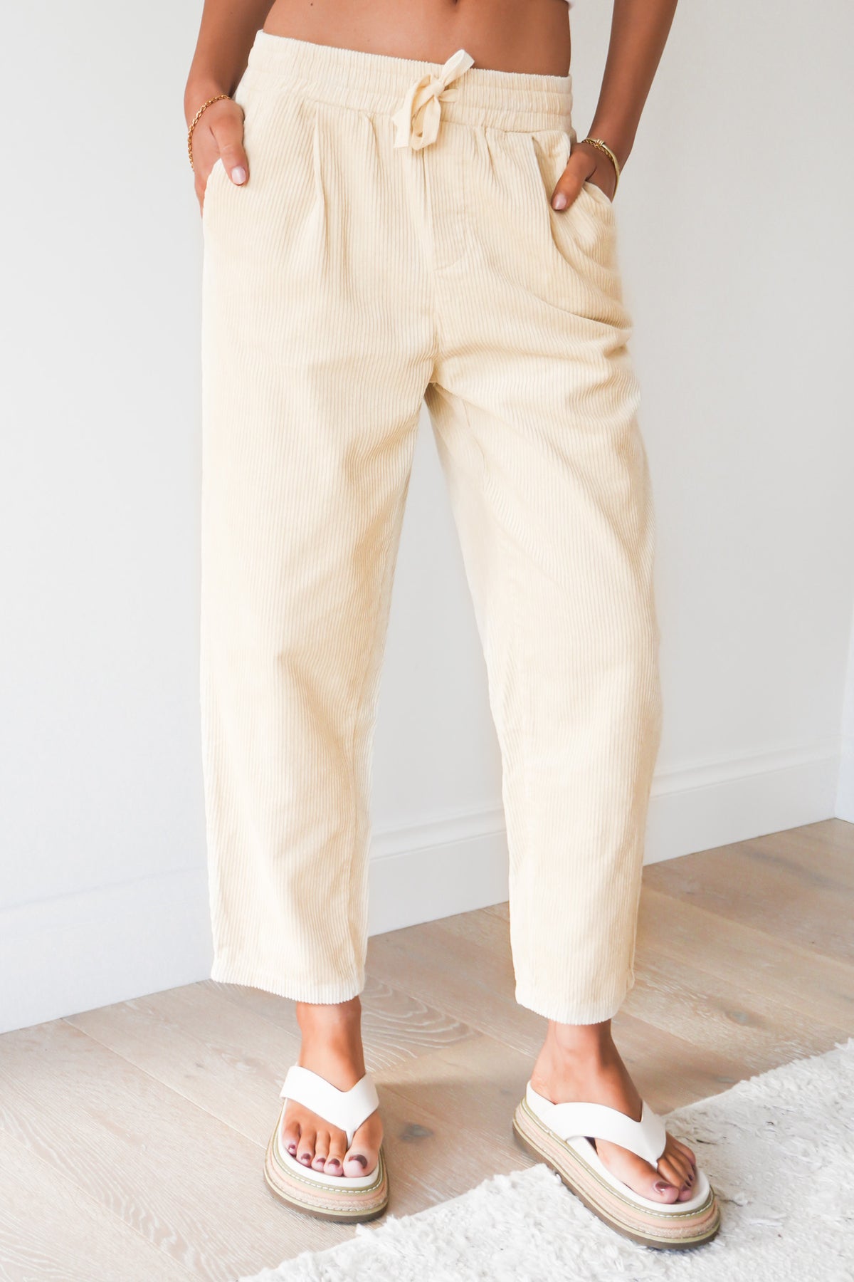 Joel Cord Pant Cream