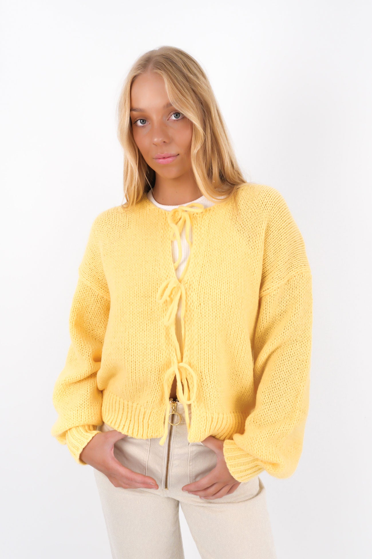 Jolie Cardigan Lemon