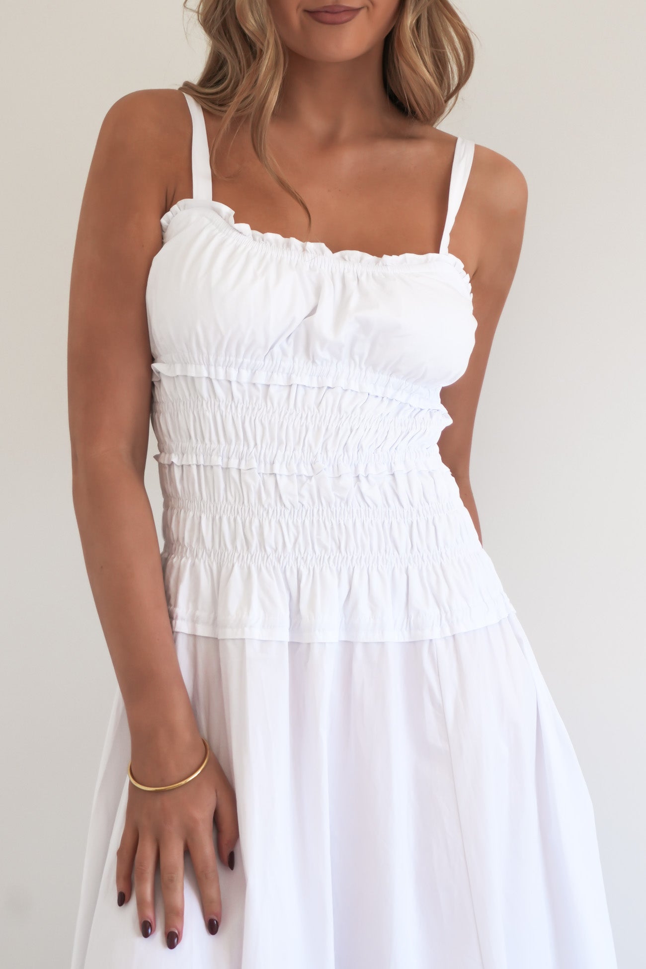 Jones Maxi Dress White