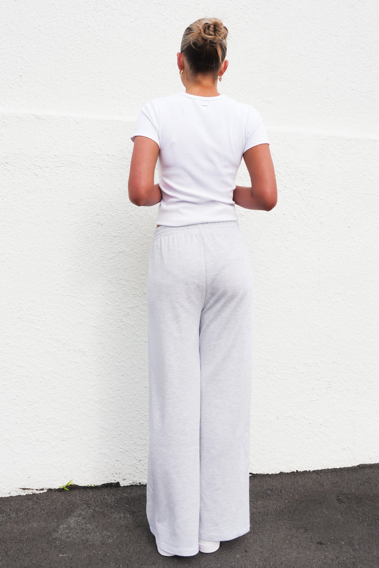 Journey Stripe Track Pant Snow Marle