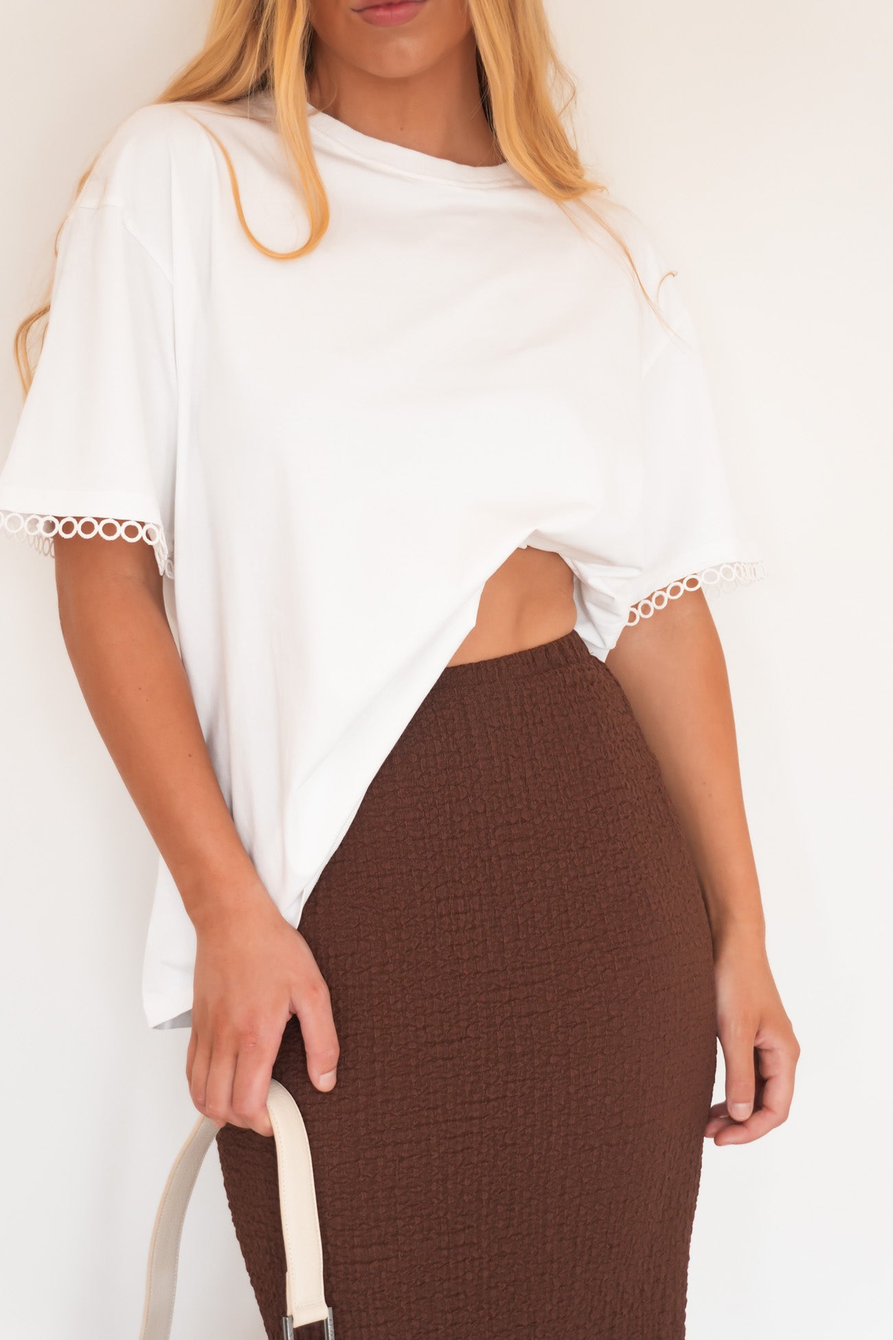 Kalani Midi Skirt Chocolate