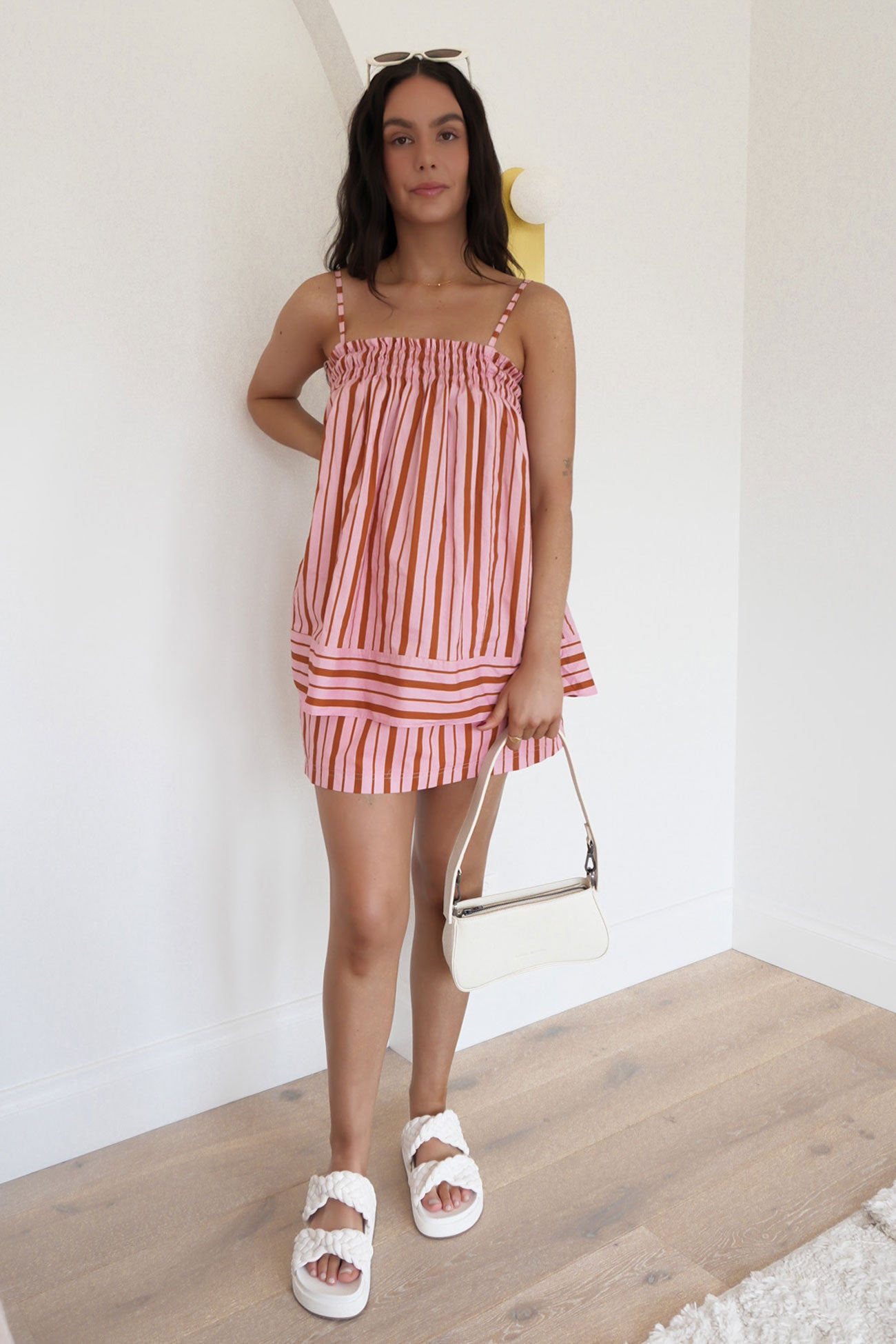 Kalena Set Pink Stripe