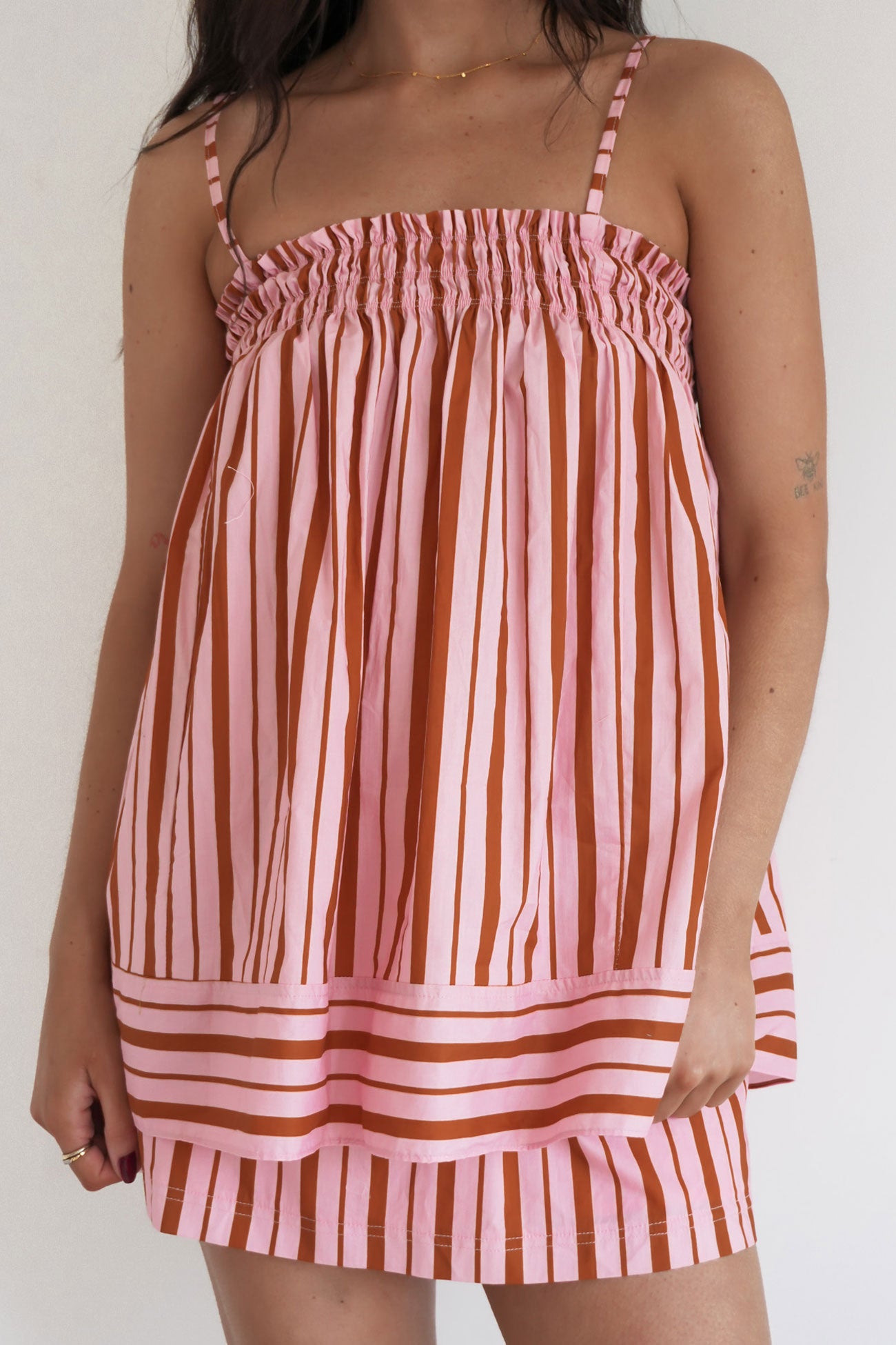 Kalena Set Pink Stripe