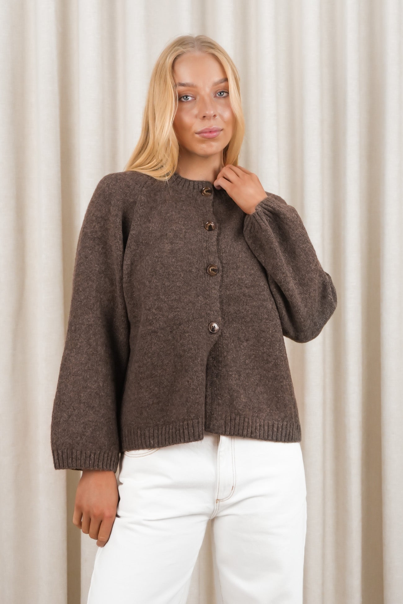 Karlia Cardigan Chocolate