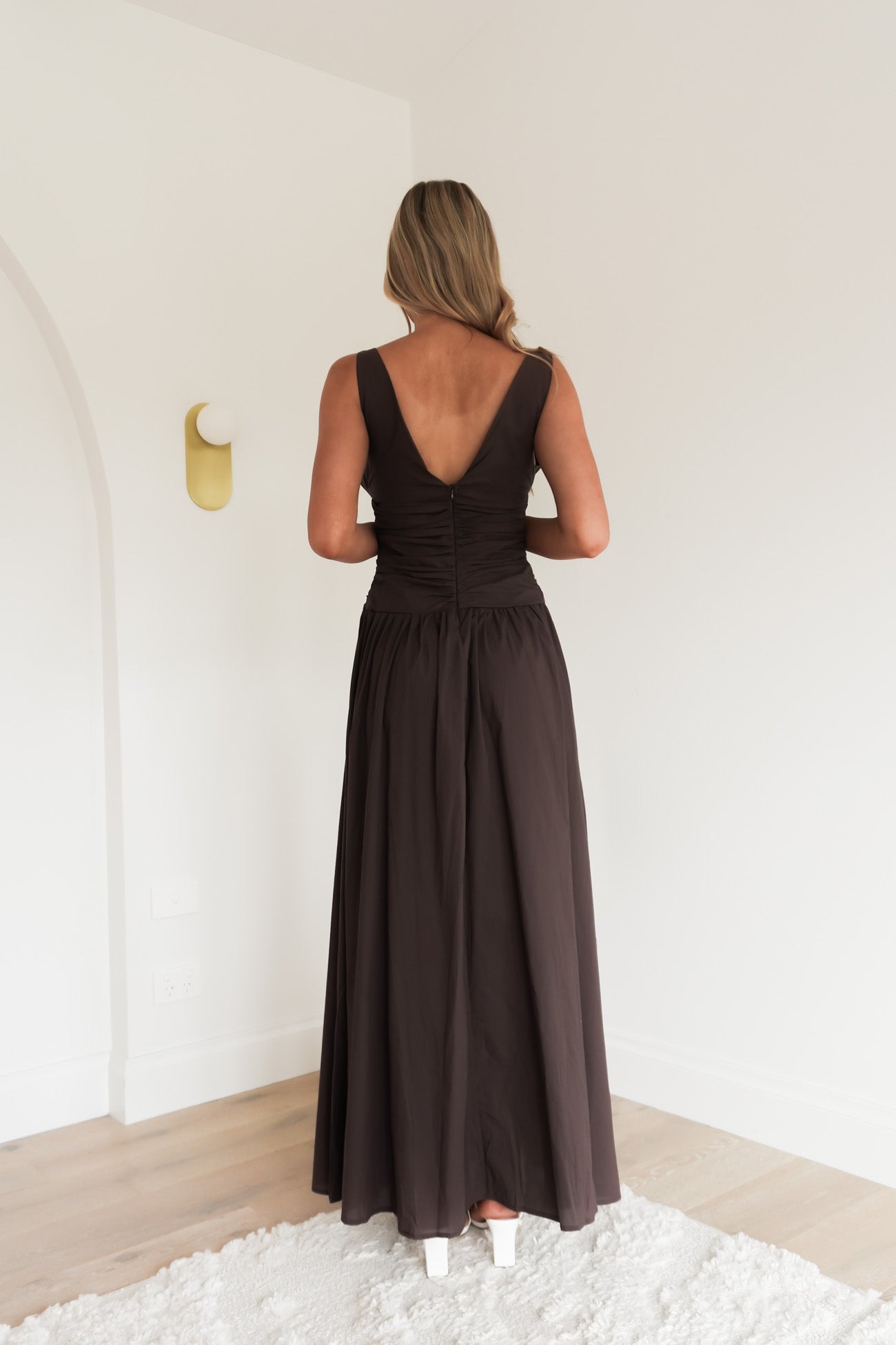 Kassandra Maxi Dress Chocolate