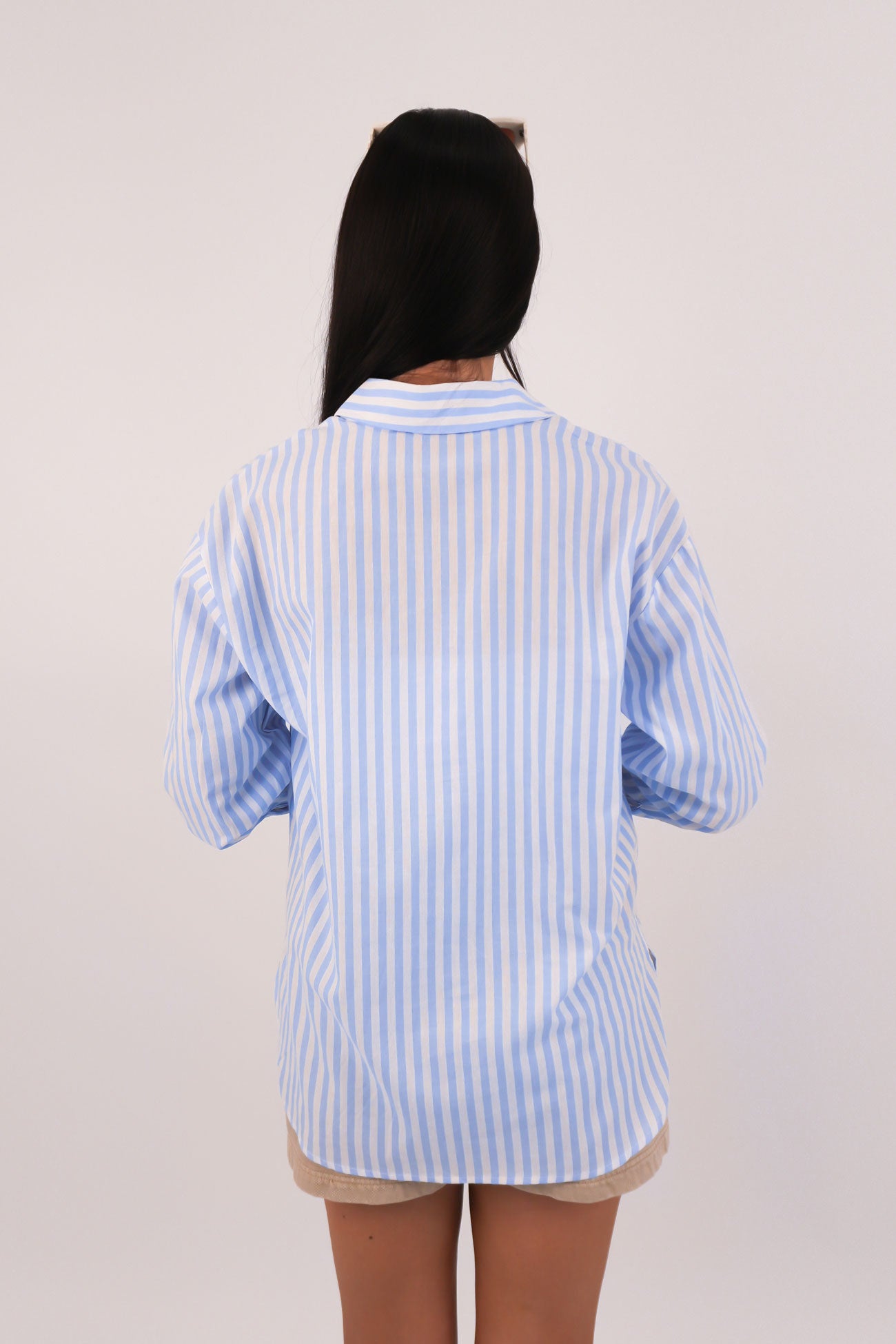 Kayla Shirt Blue Stripe