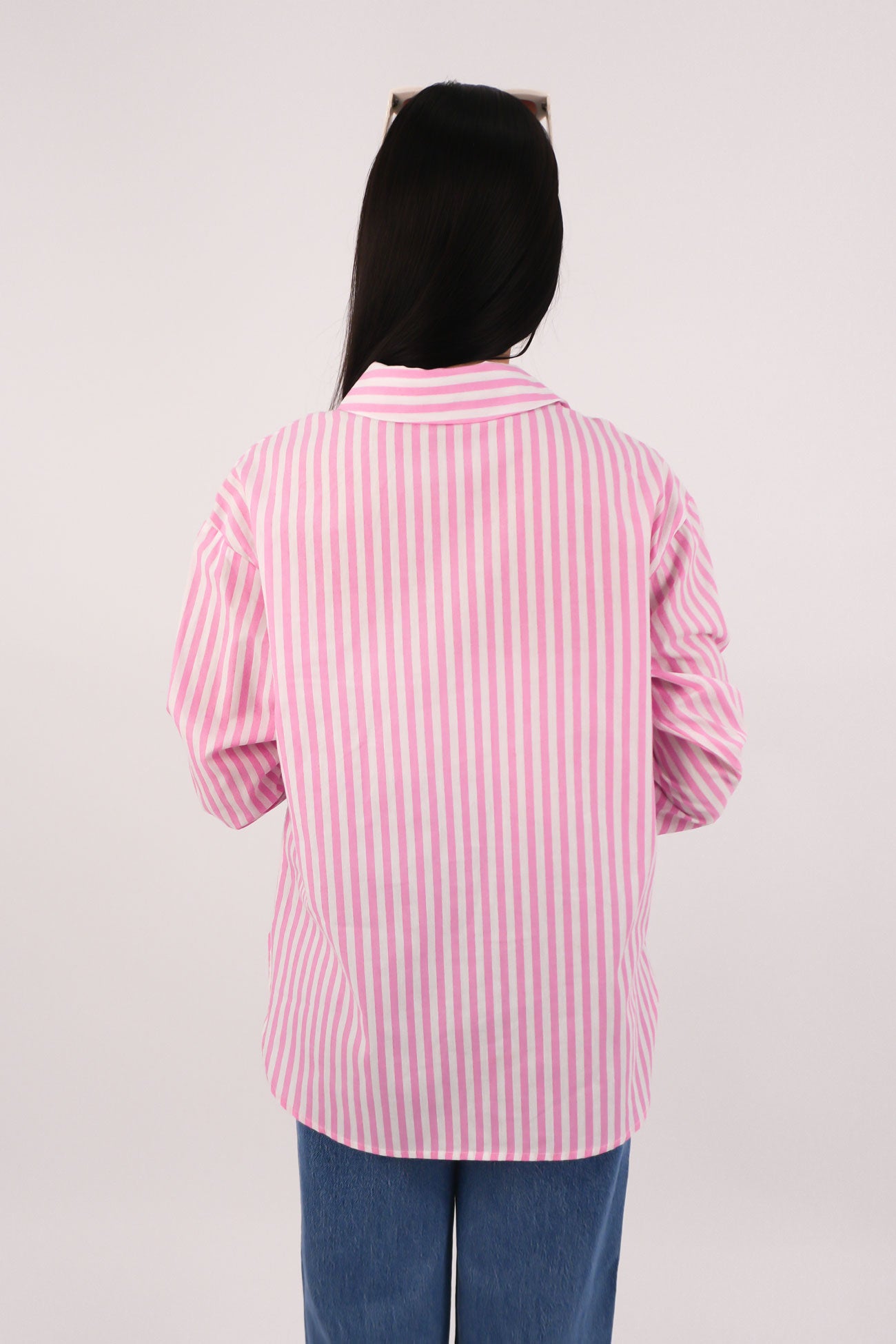 Kayla Shirt Pink Stripe