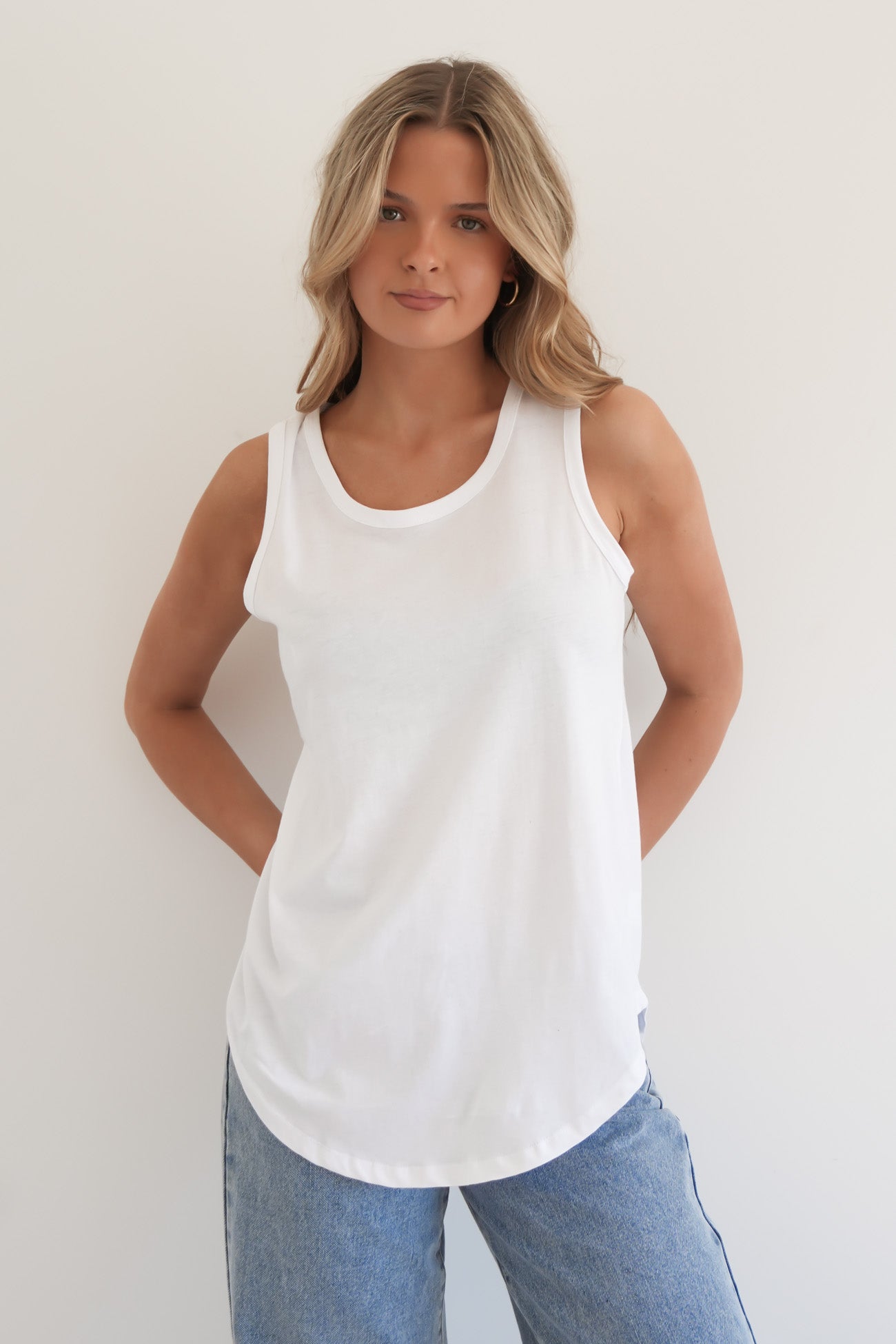 Keira Tank White