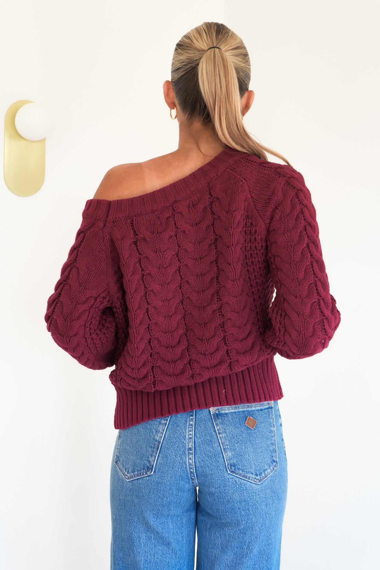 Kelly Knit Wine