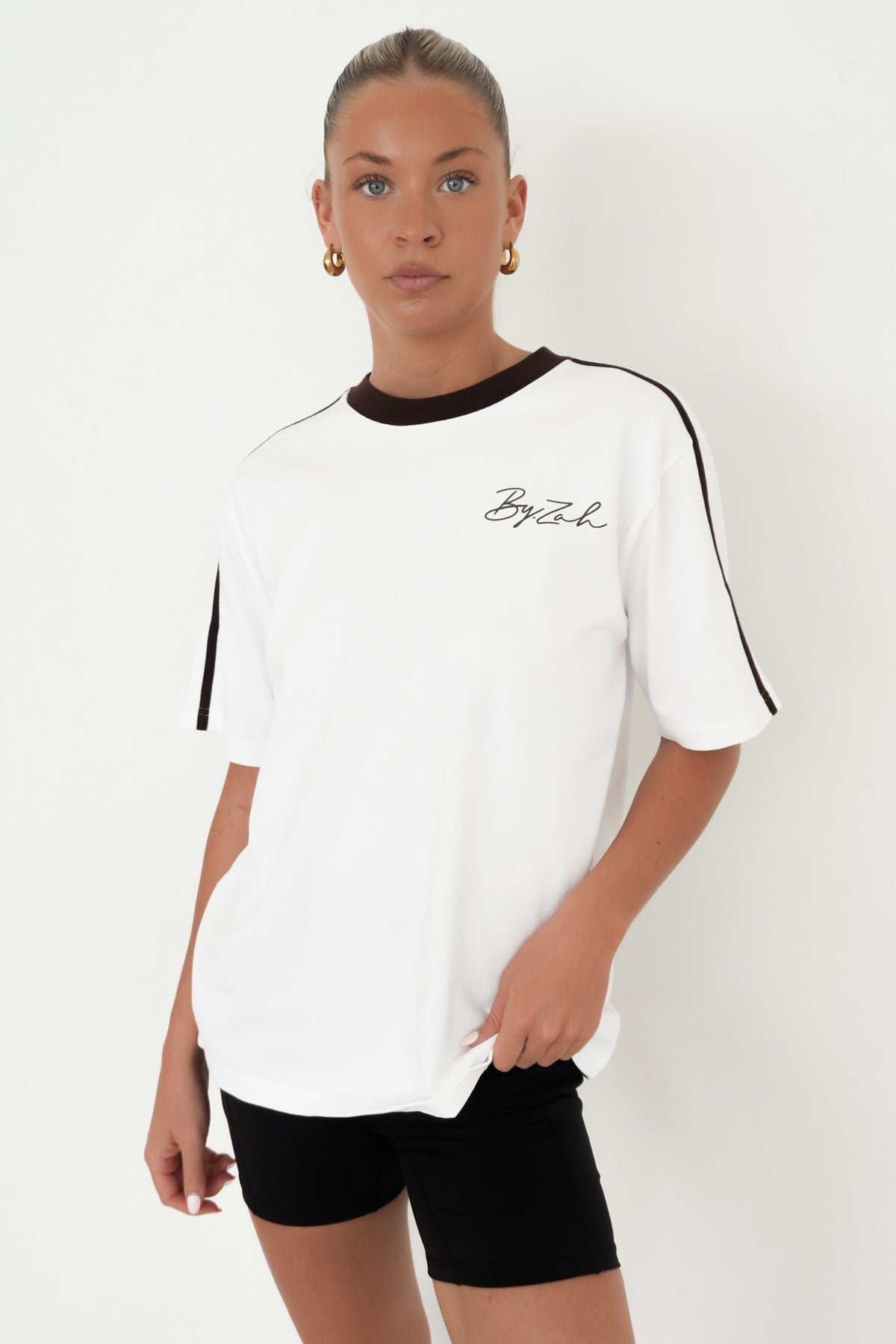 Kiana Short Sleeve Tee White