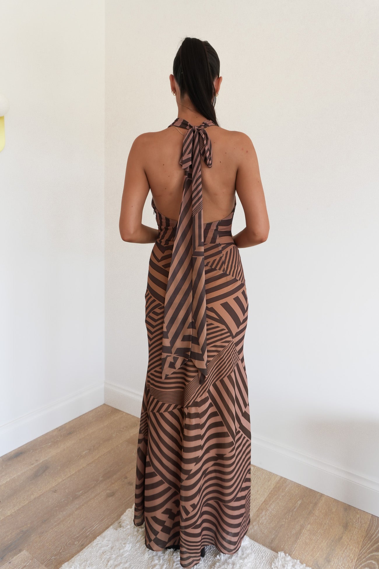 Kiata Maxi Dress Chocolate