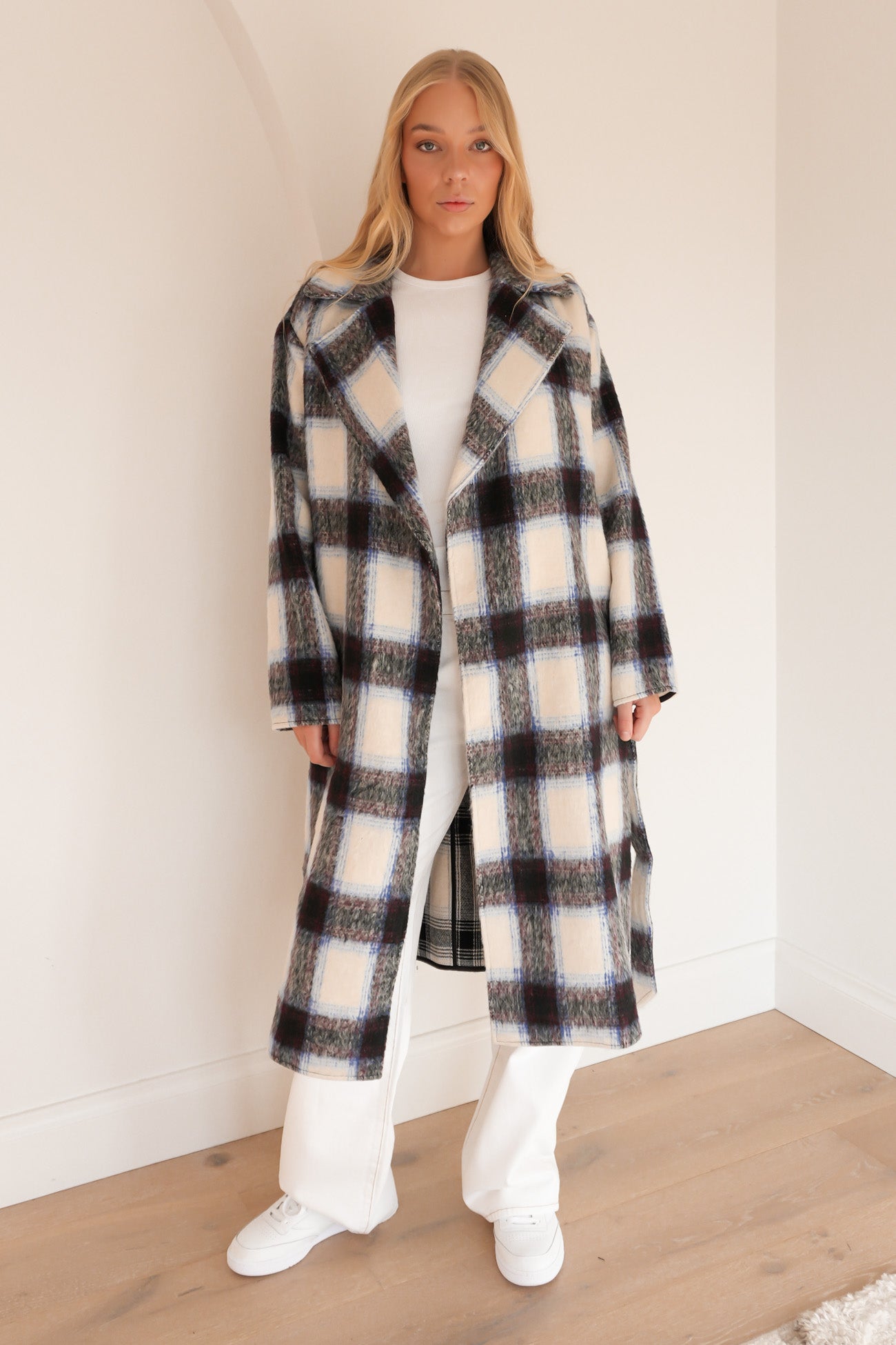 Kit Longline Coat Check