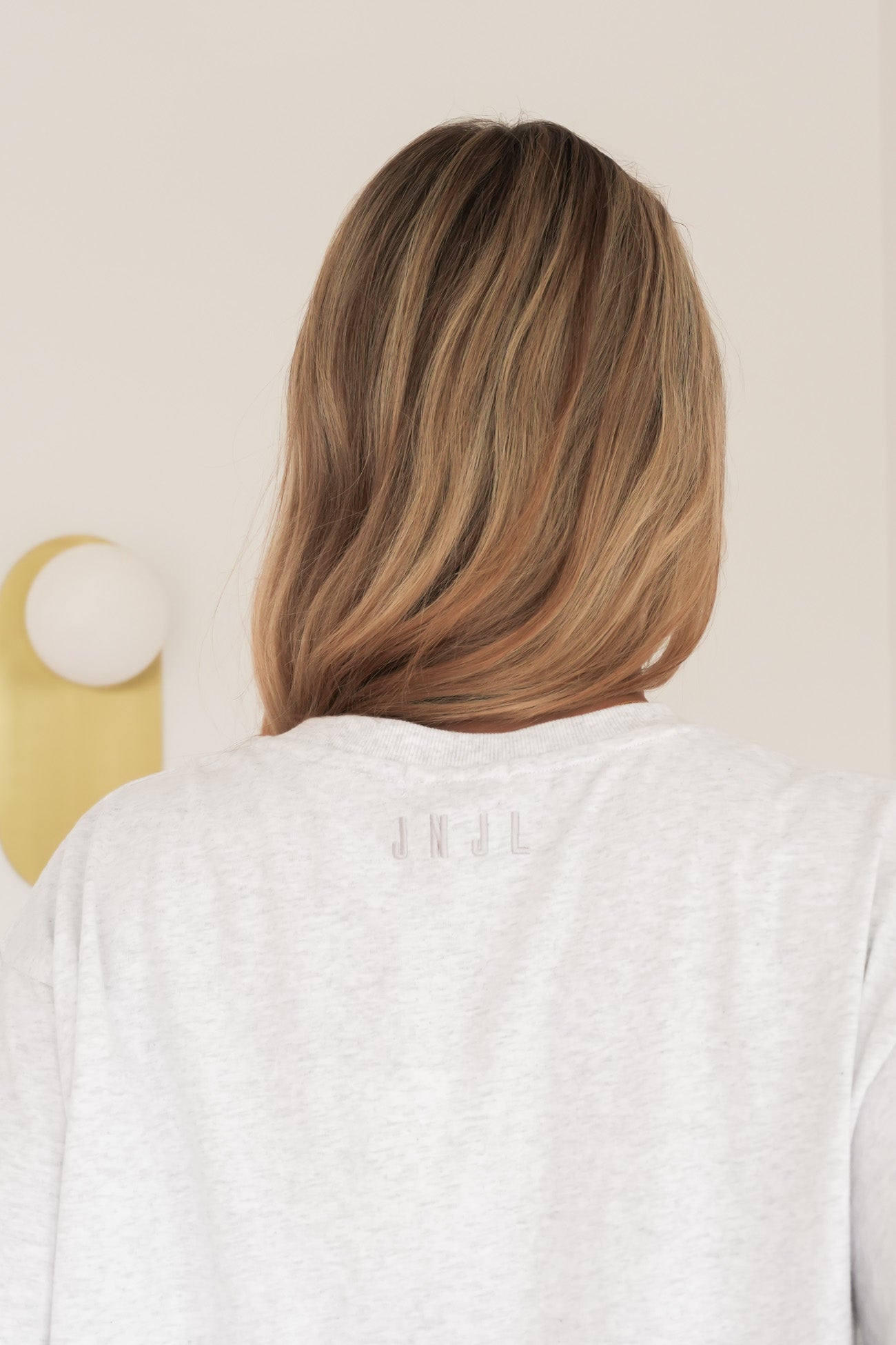 Koa Oversized Tee Snow Marle
