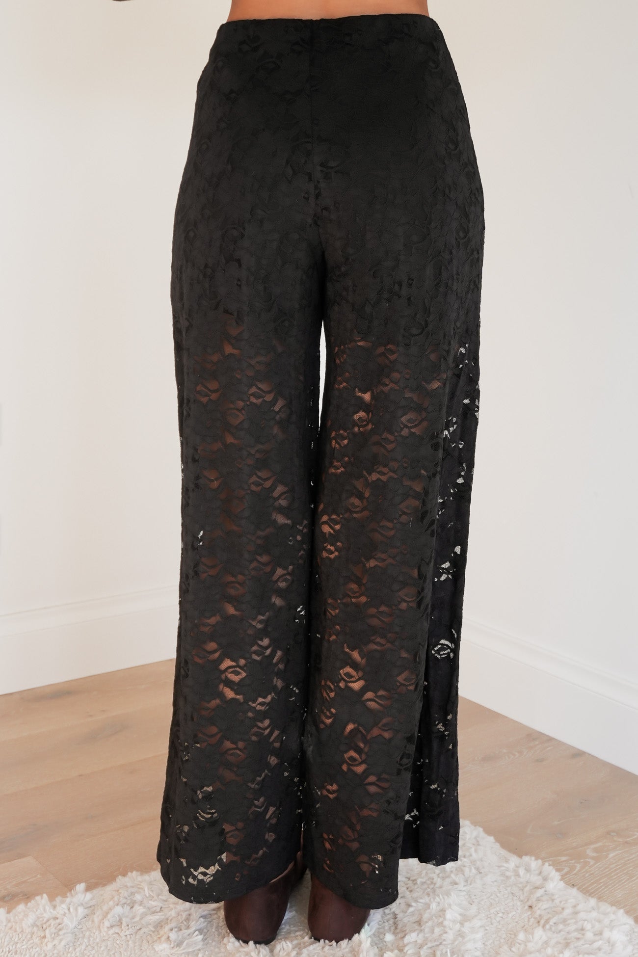 Kristy Lace Pant Black