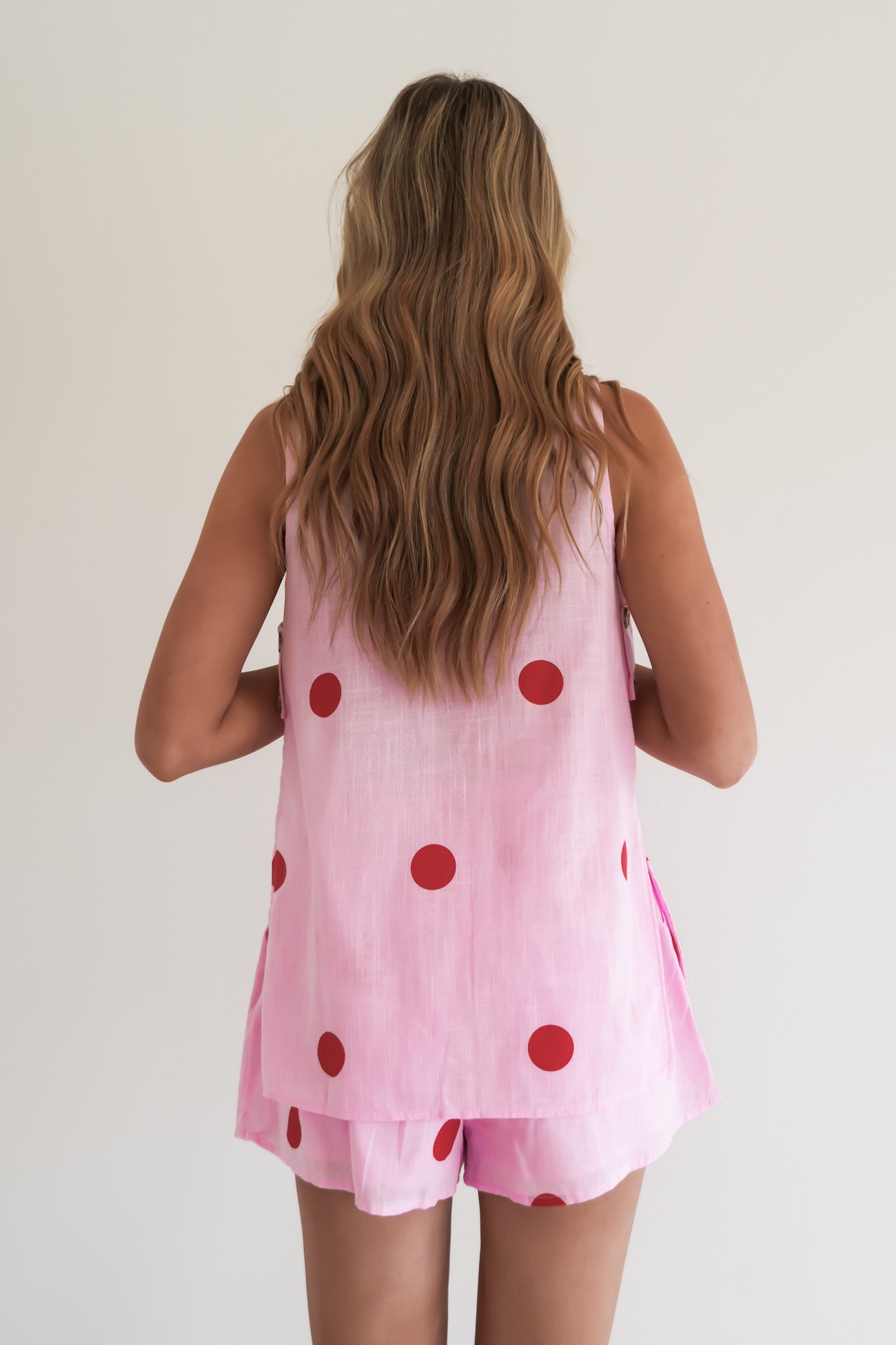 Kylae Set Pink Polka Dot
