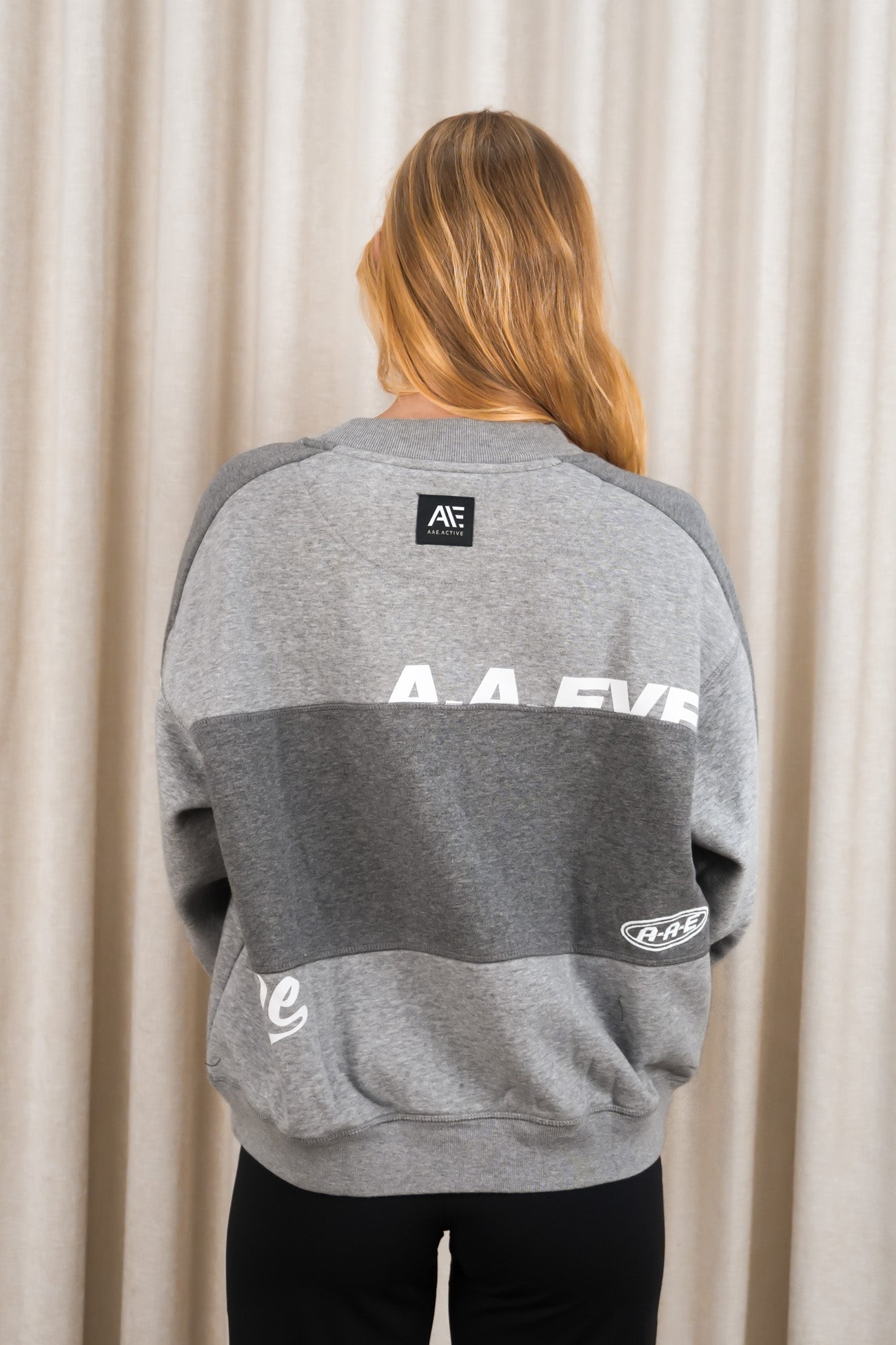 Kyoto Vintage Panel Crew Grey Marle