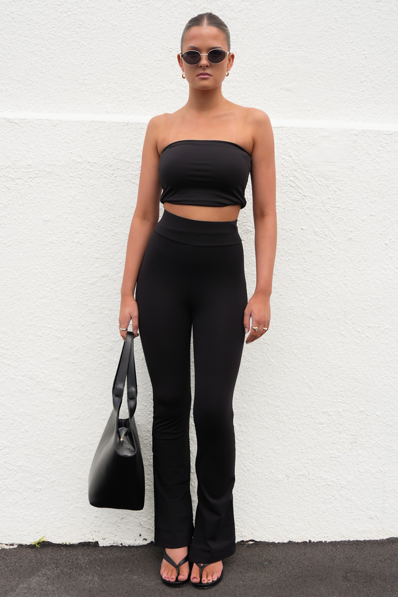 Leighton Flare Pant Black