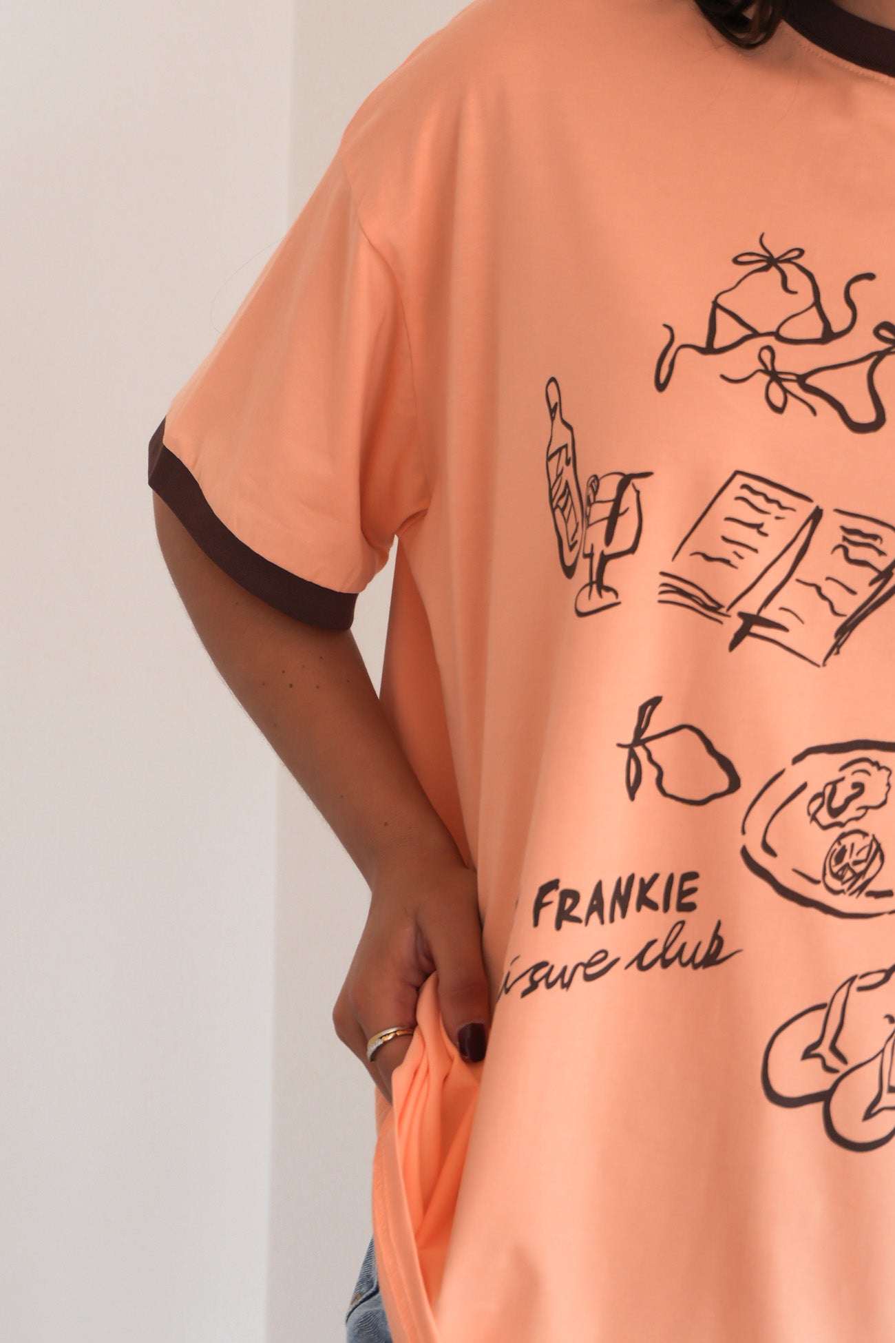 Leisure Club Tee Peach