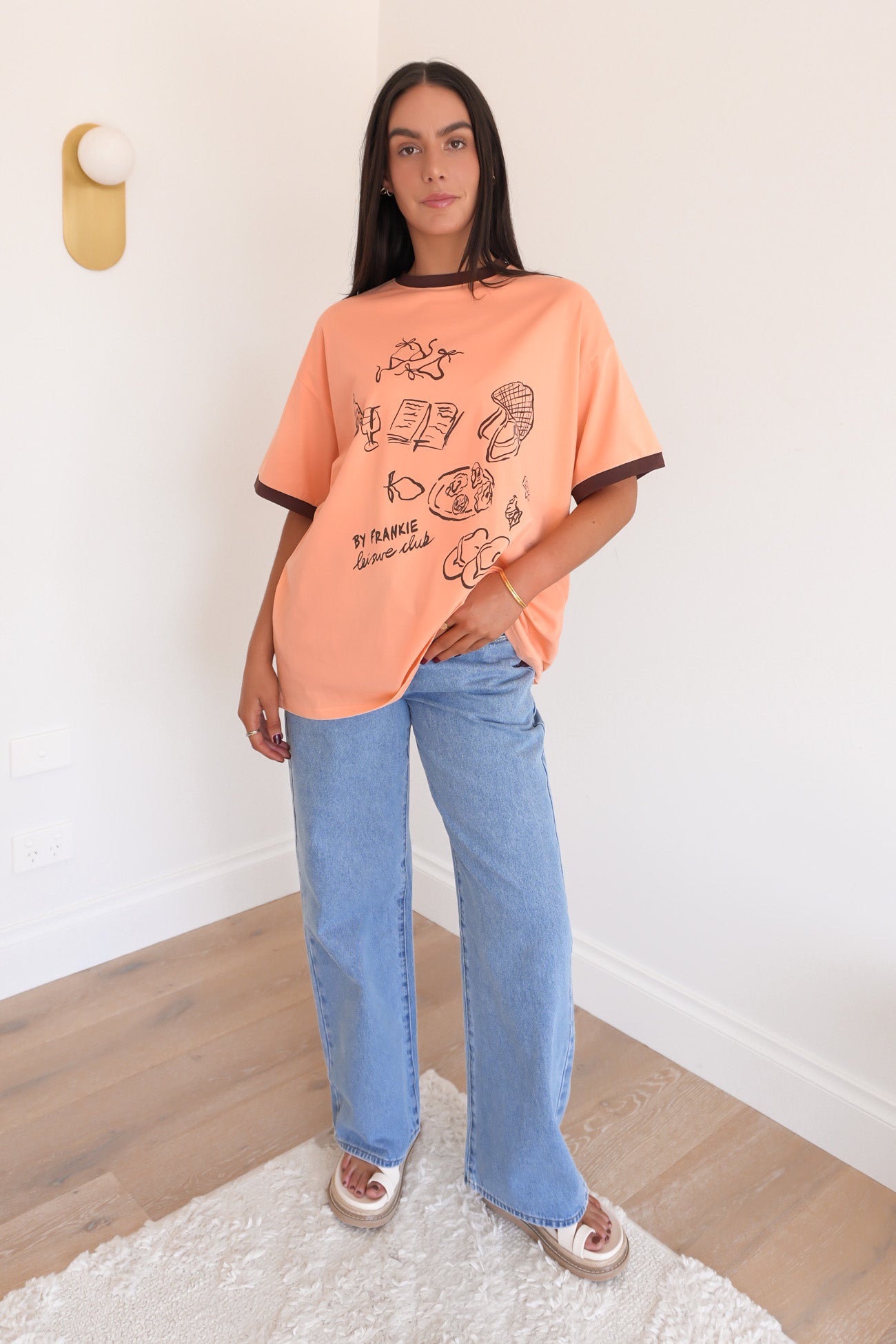 Leisure Club Tee Peach