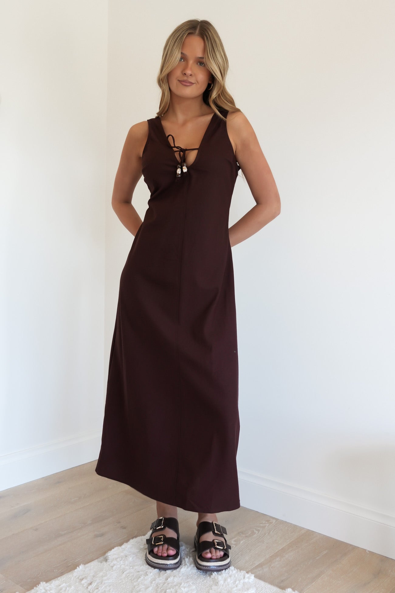 Lenni Maxi Dress Chocolate