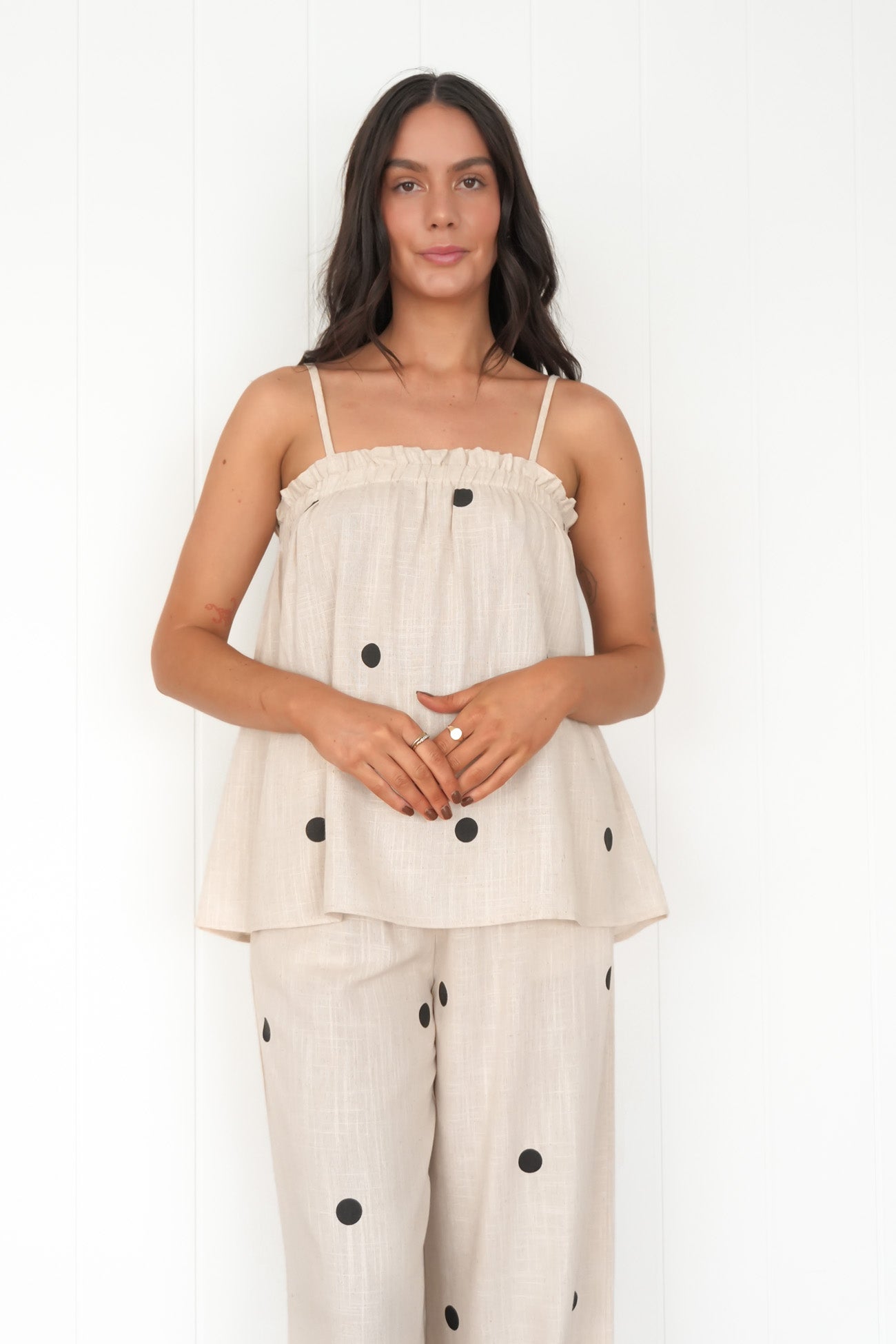 Lennin Set Oat Polka Dot