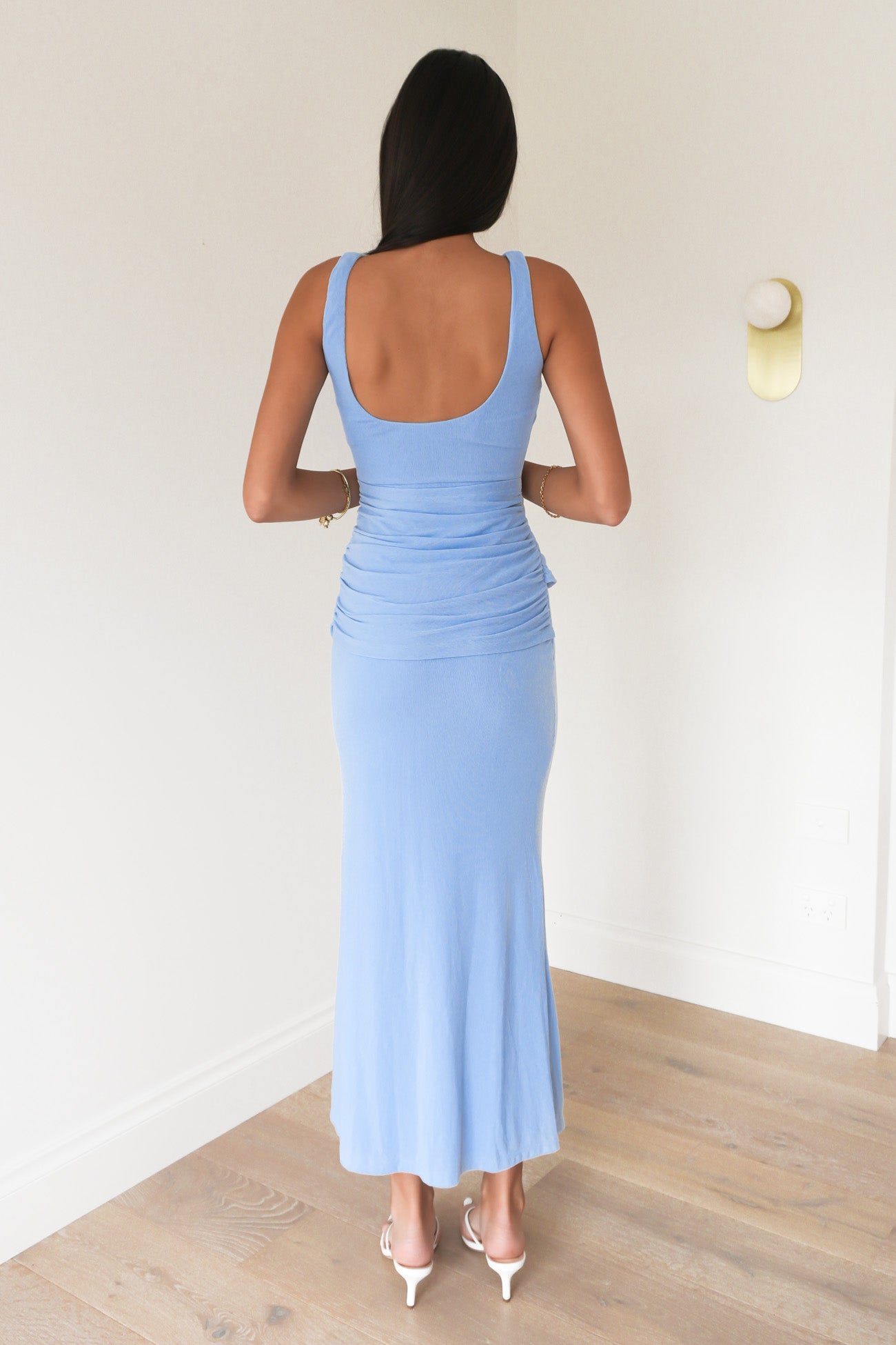 Lewis Maxi Dress Blue