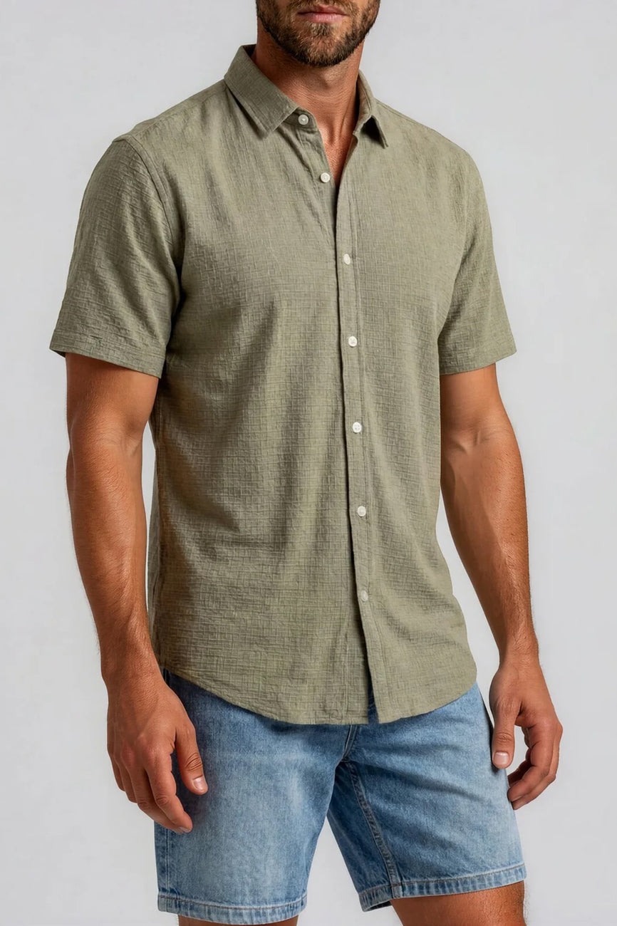 Lexington Short Sleeve Shirt Khaki