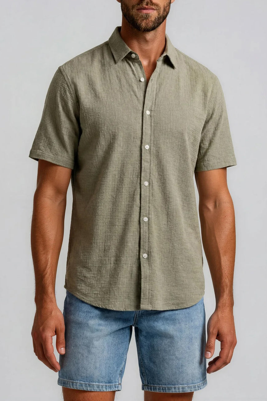Lexington Short Sleeve Shirt Khaki