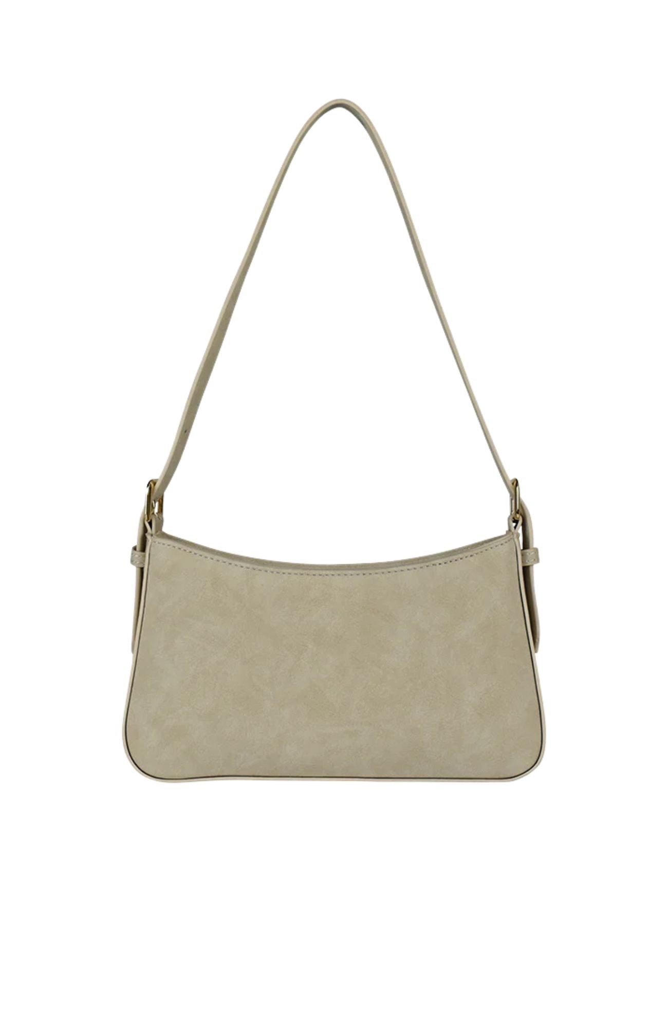 Lilu Bag Beige Suede Gold