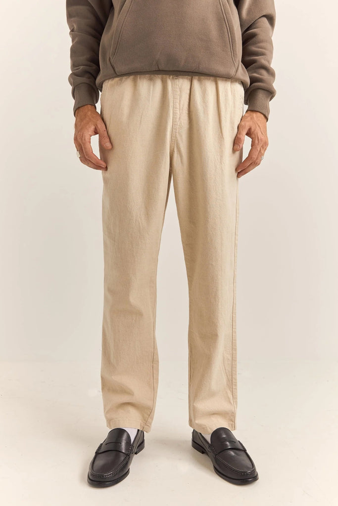 Linen Jam Pant Bone Jean Jail
