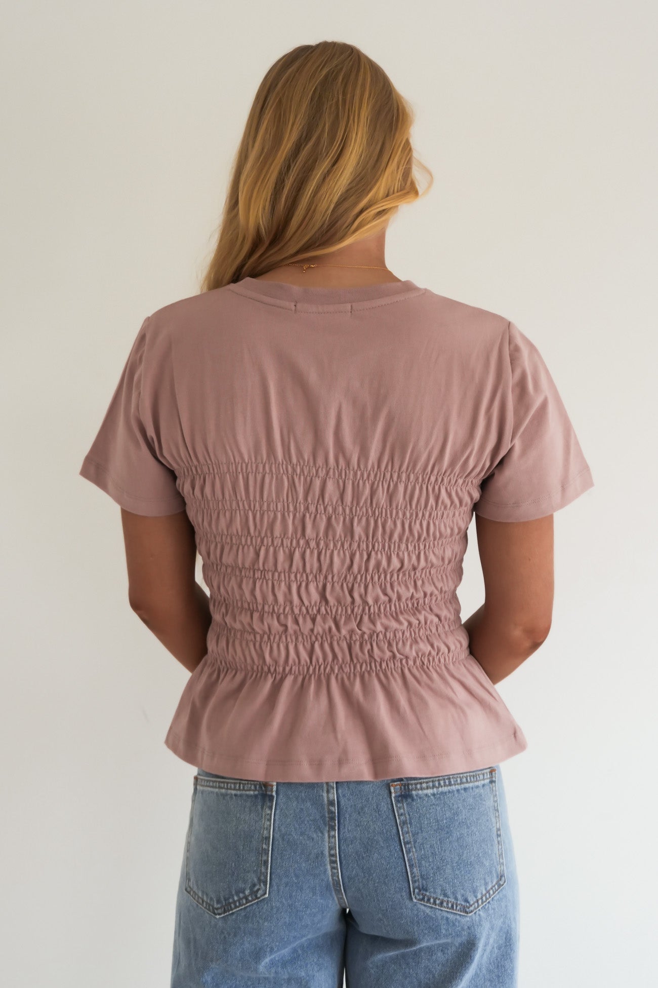 Lipa Ruched Top Fawn