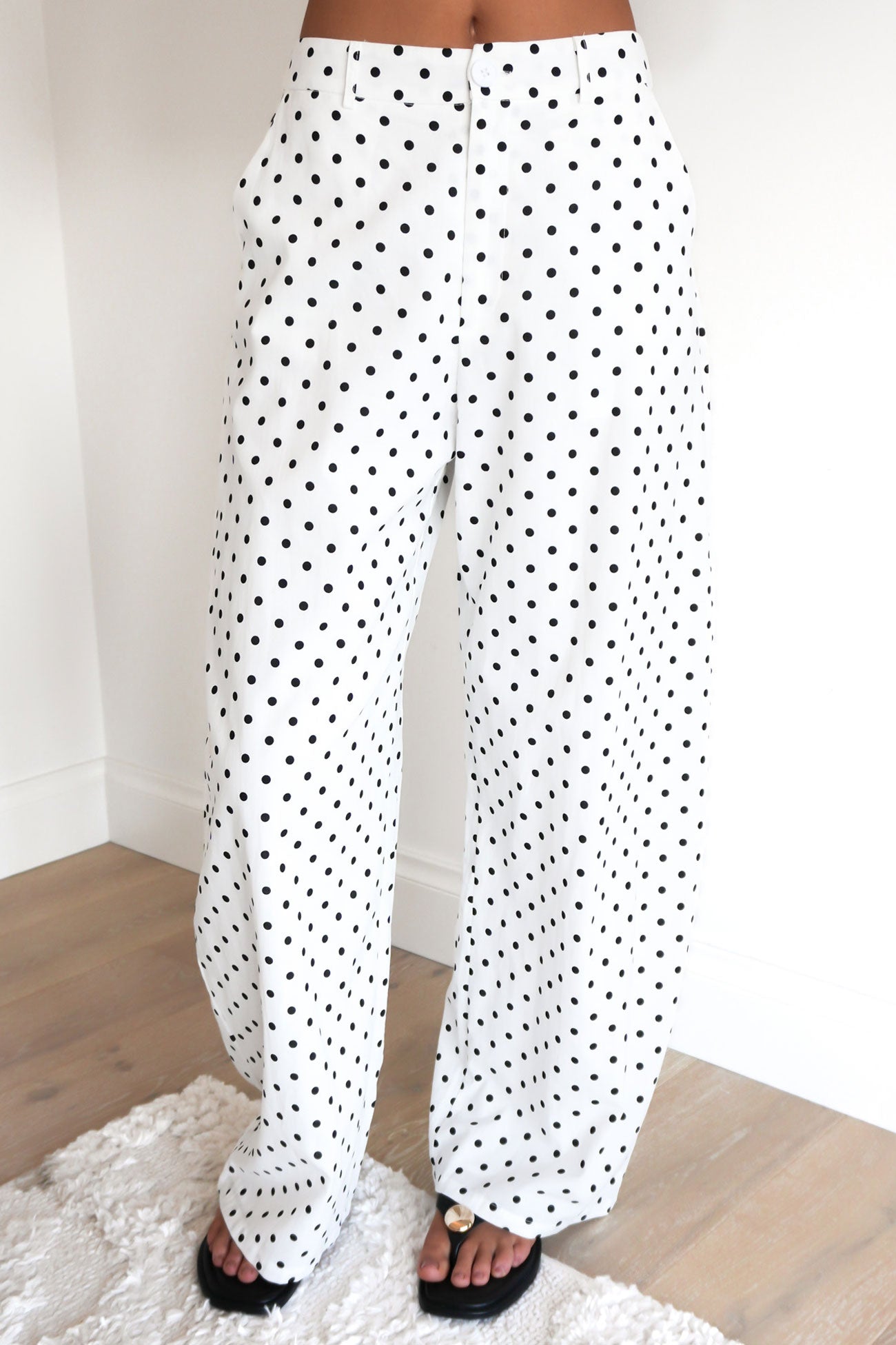 Lloyd Set White Polka Dot
