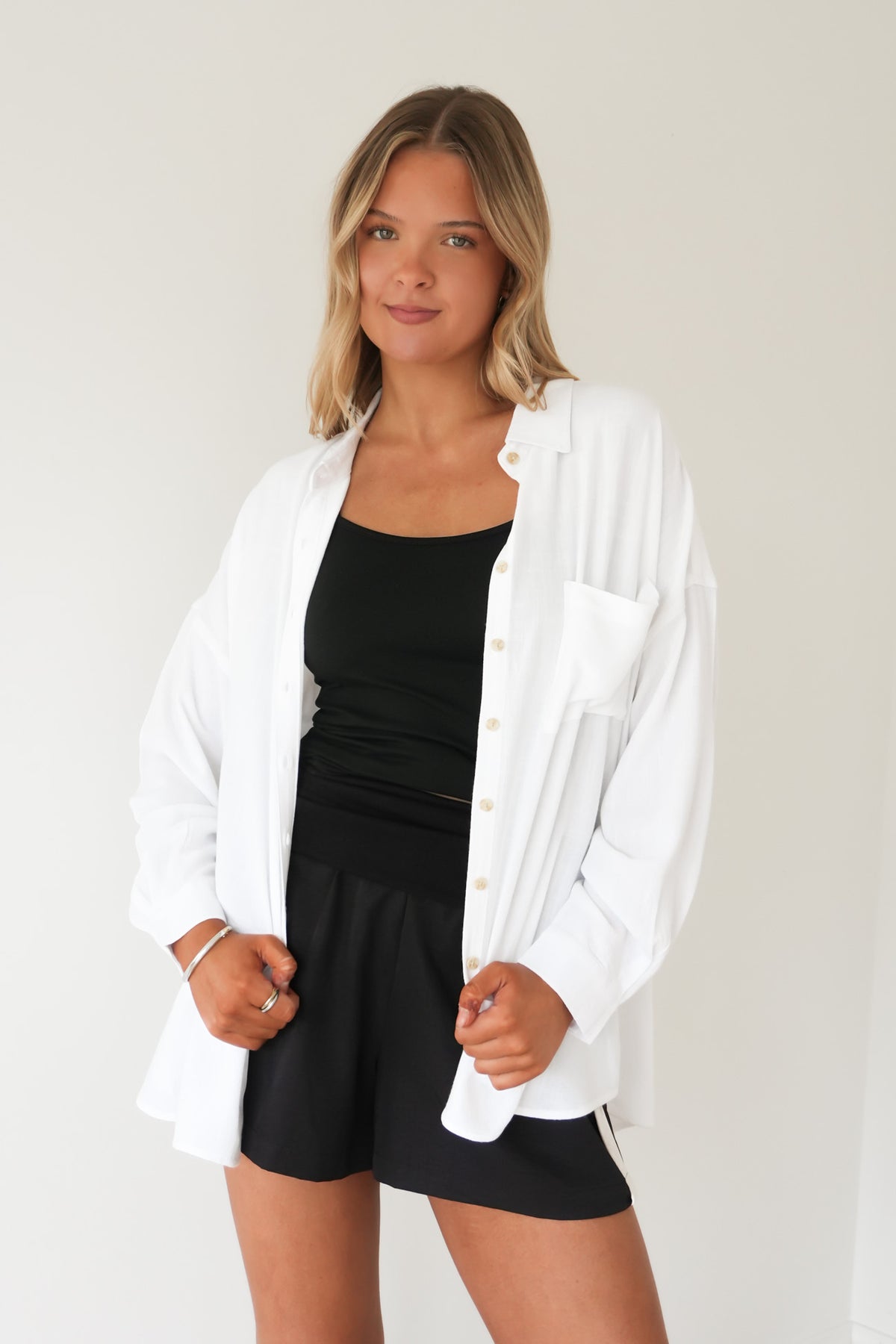 Logan Staple Shirt White