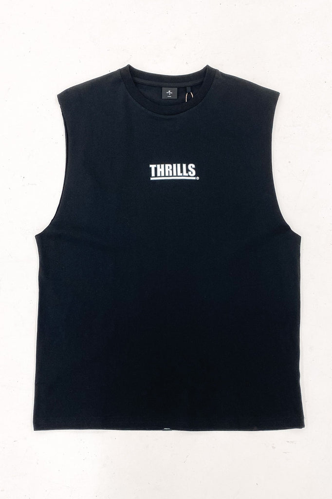 Thrills Logic Merch Fit Muscle Tee Black